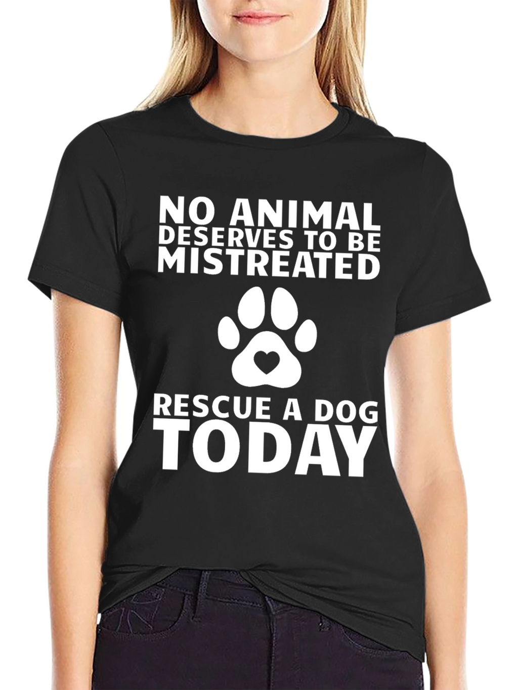 Rescue A Dog Today Graphic Tee