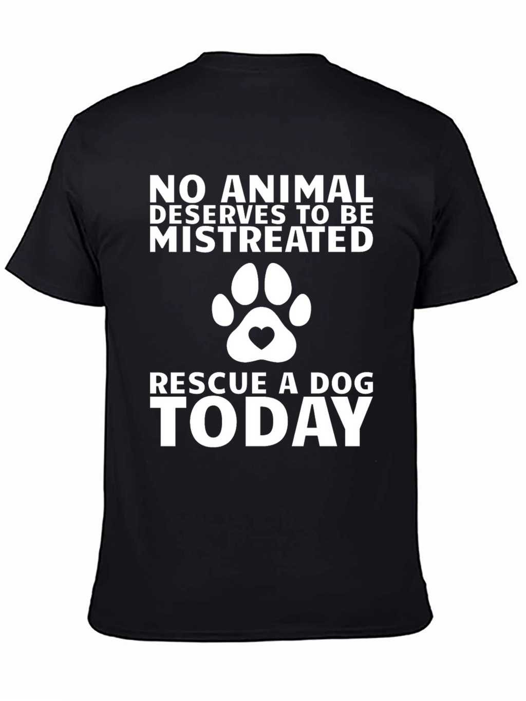 Rescue A Dog Today Graphic Tee