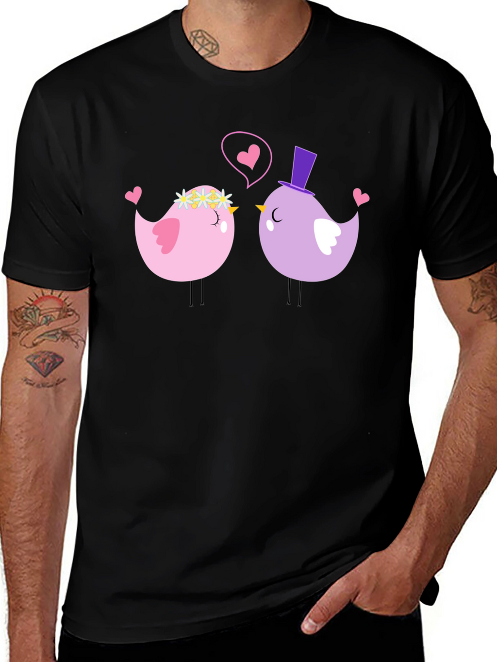 Cute Bird Love T-Shirt