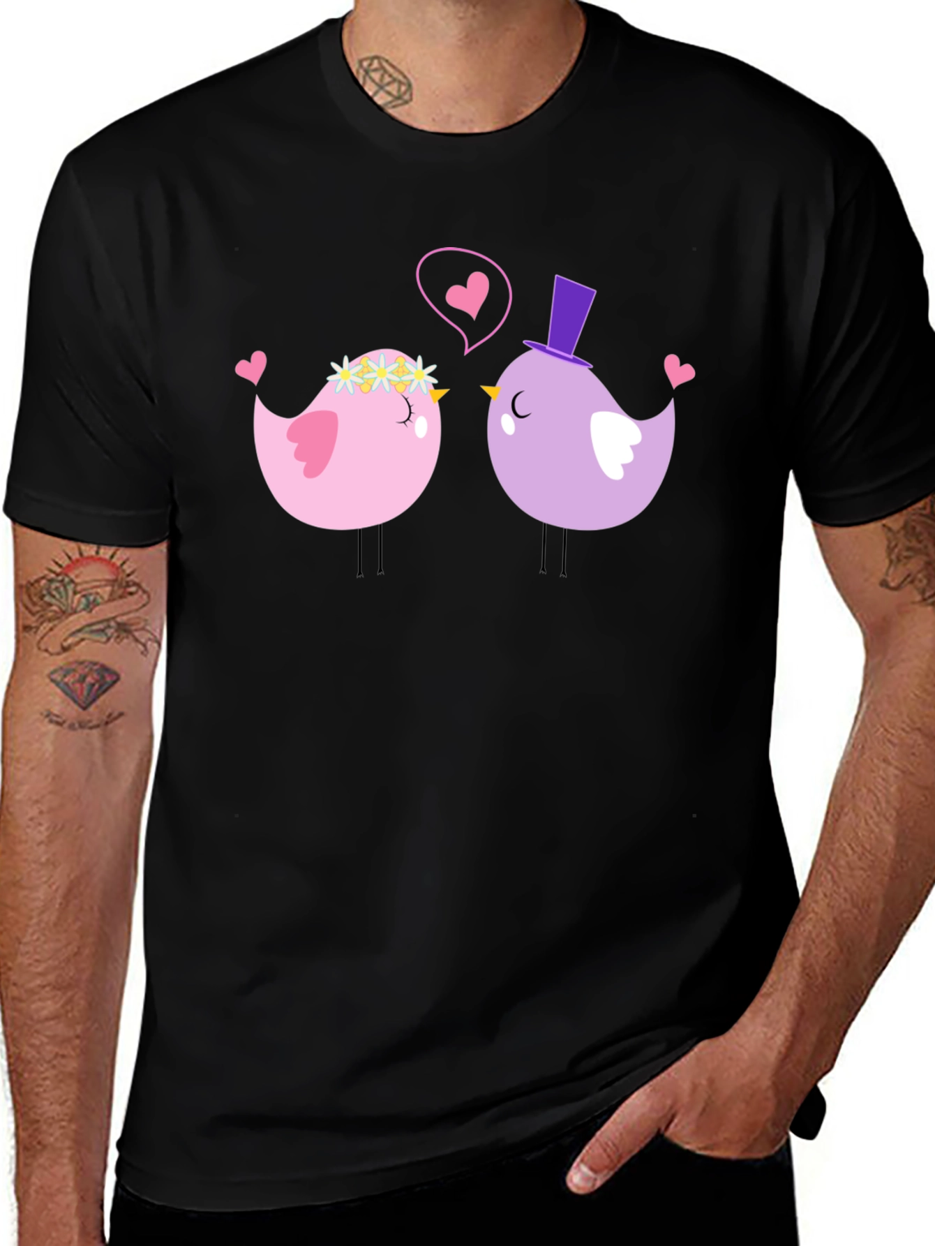 Cute Bird Love T-Shirt