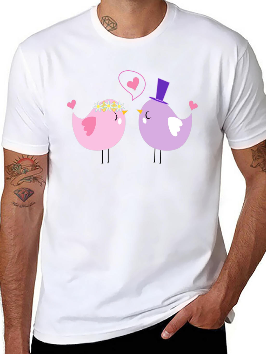 Cute Bird Love T-Shirt