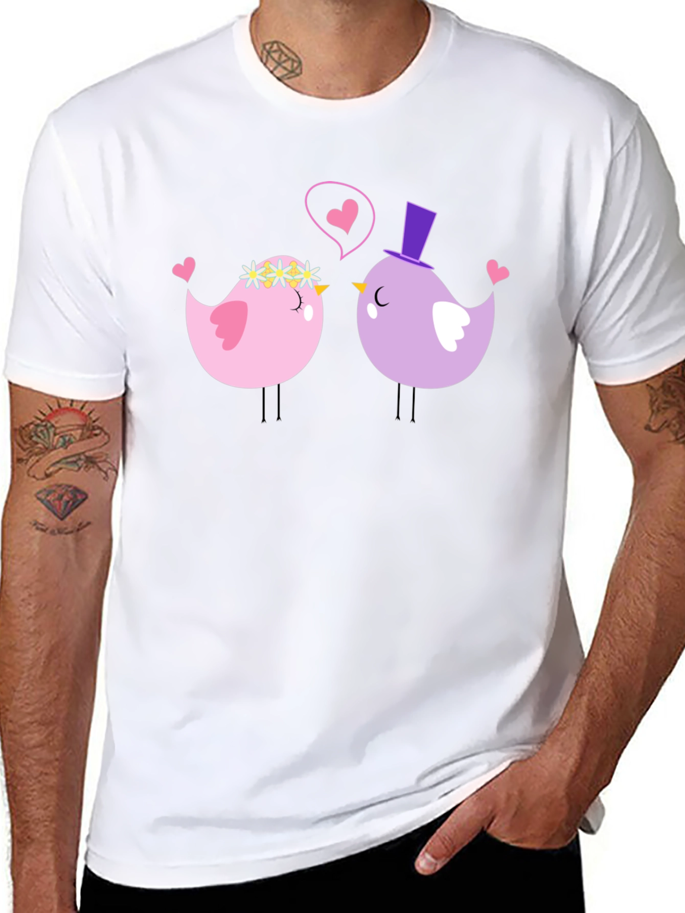 Cute Bird Love T-Shirt