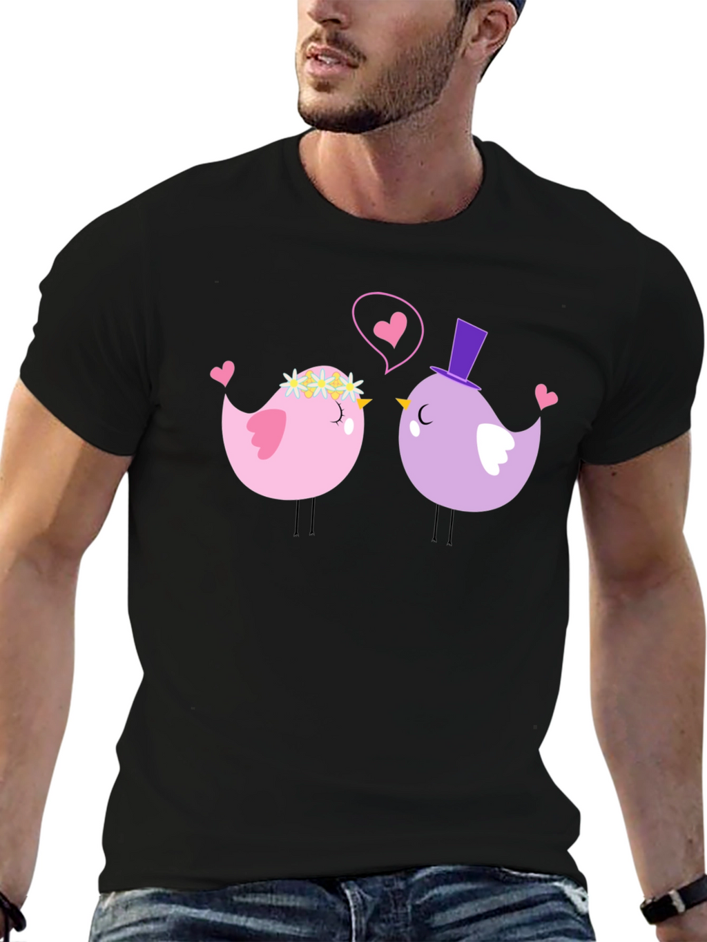 Cute Bird Love T-Shirt
