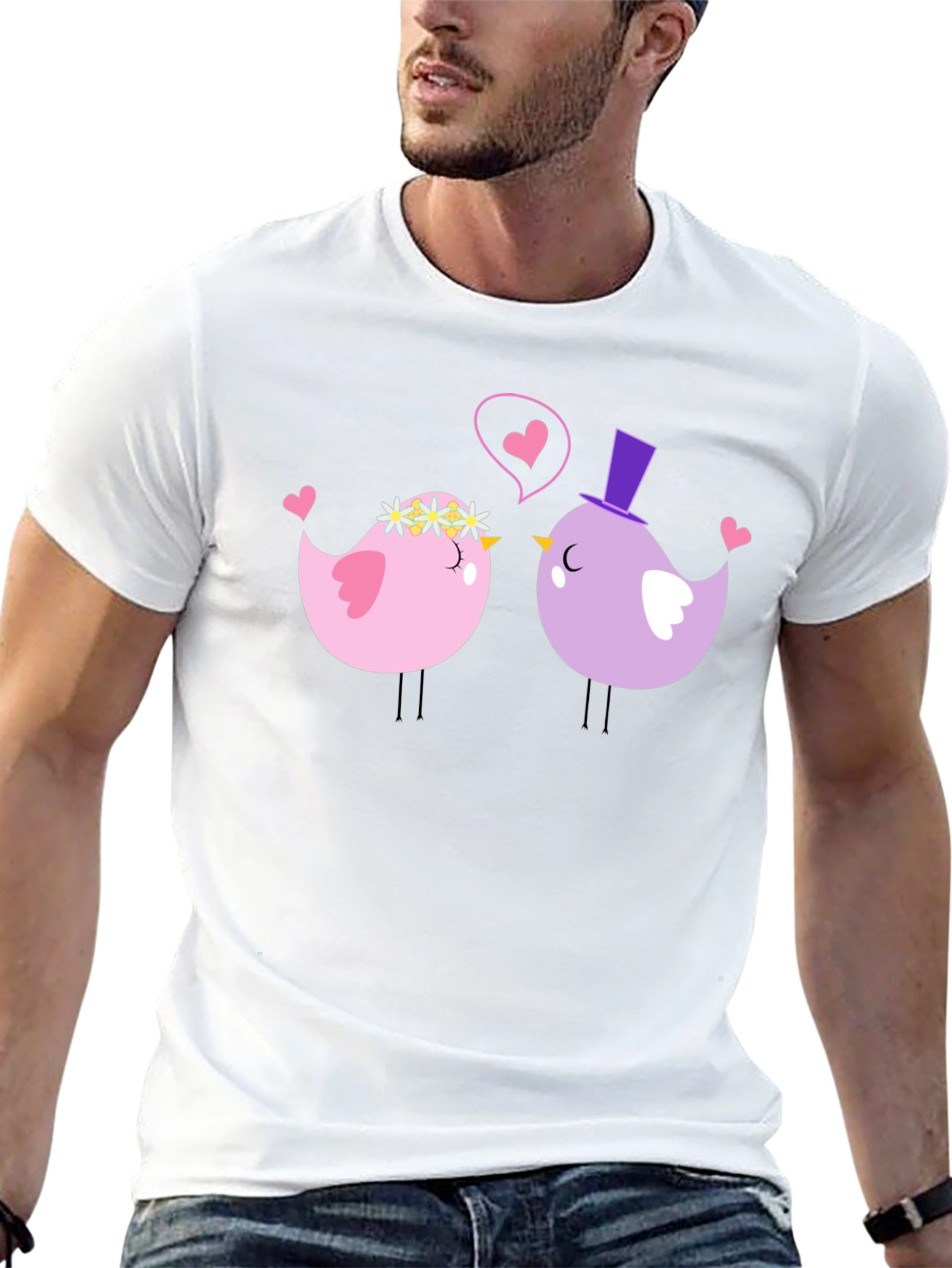 Cute Bird Love T-Shirt