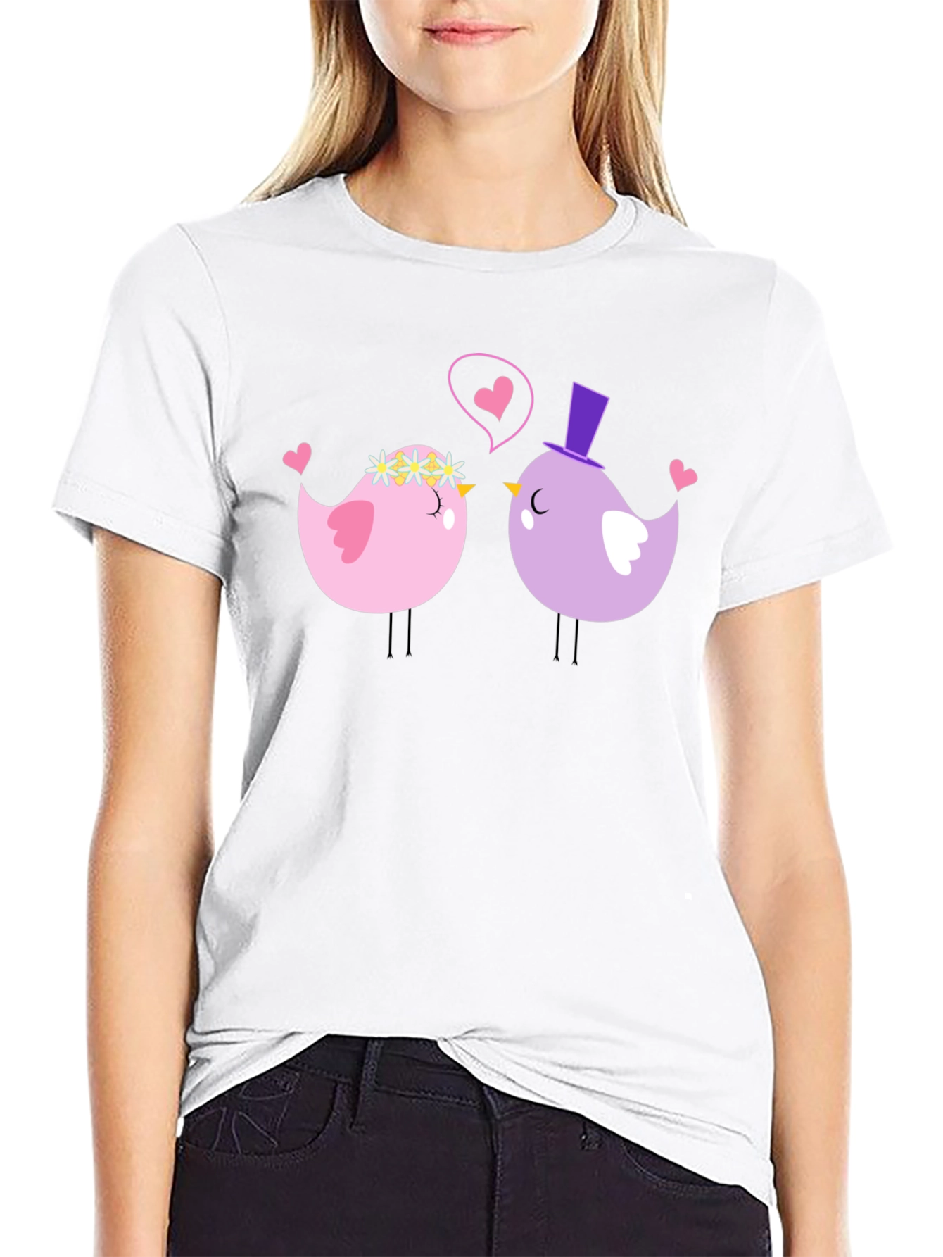 Cute Bird Love T-Shirt