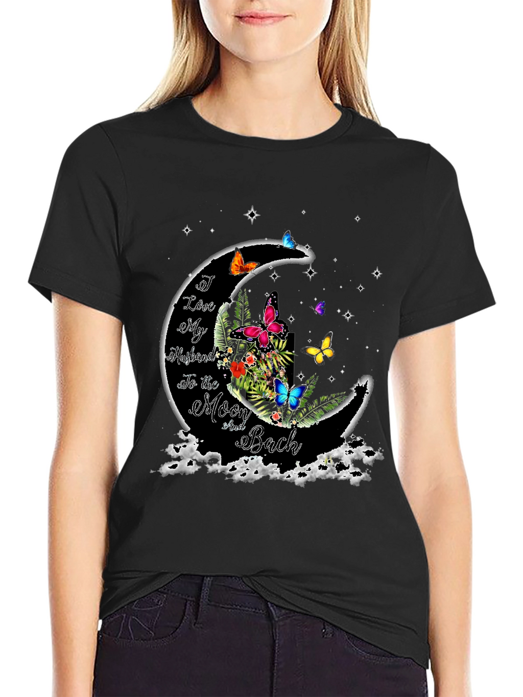 Husband Love Moon T-Shirt