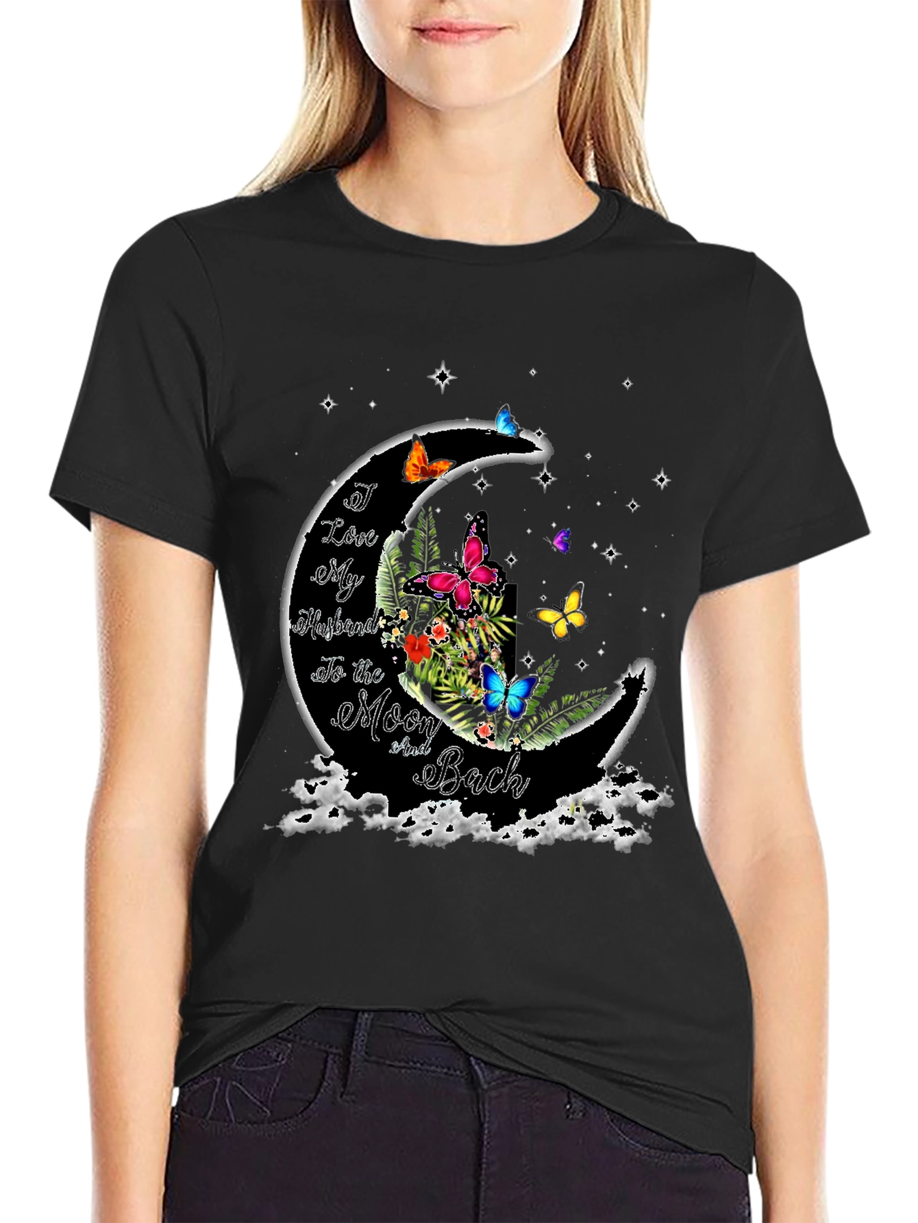 Husband Love Moon T-Shirt