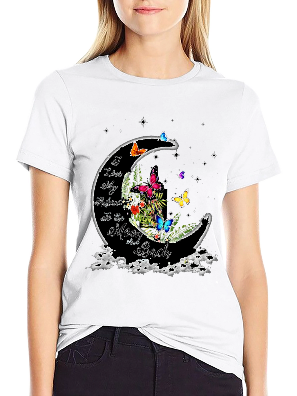 Husband Love Moon T-Shirt