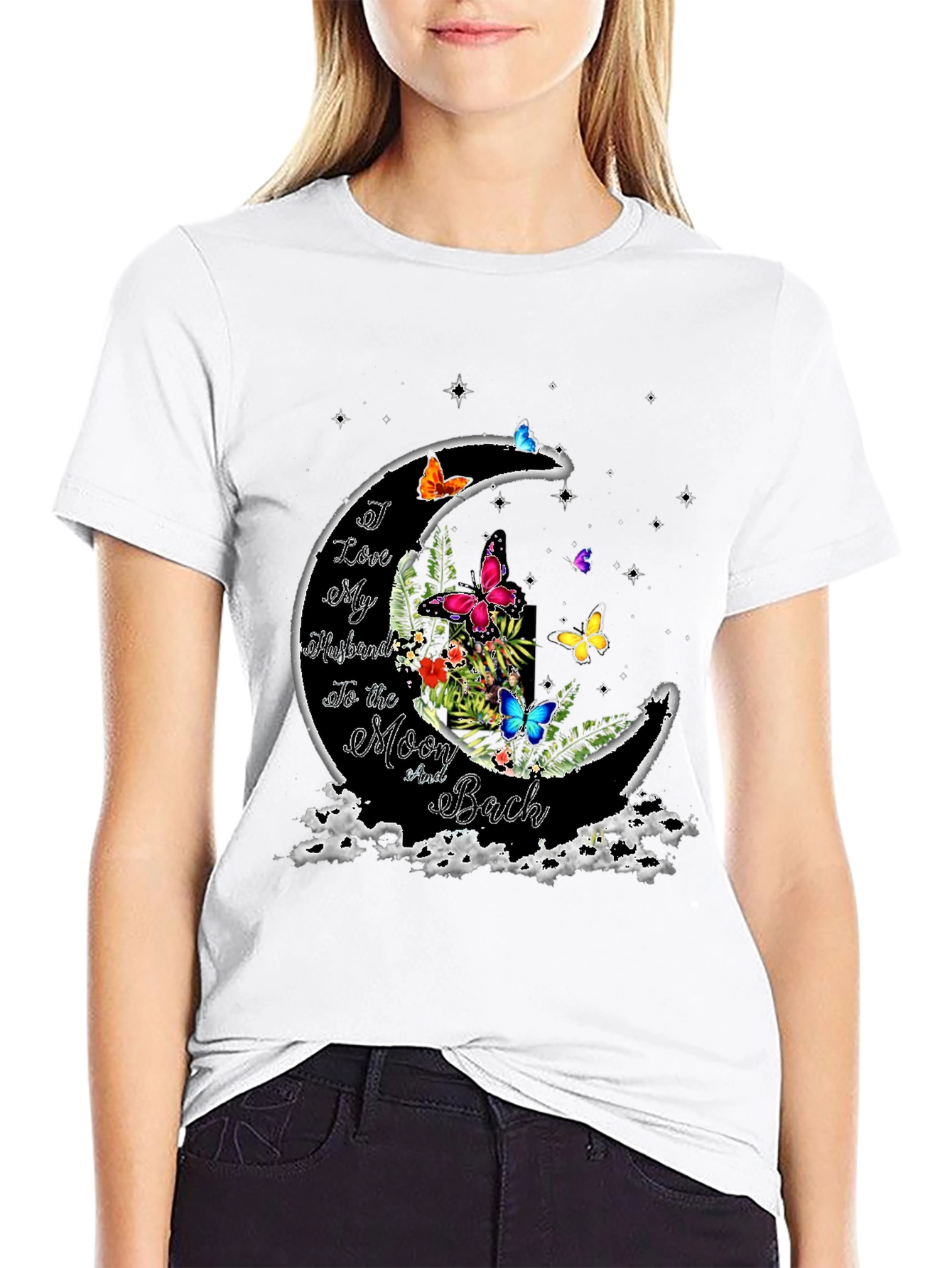 Husband Love Moon T-Shirt