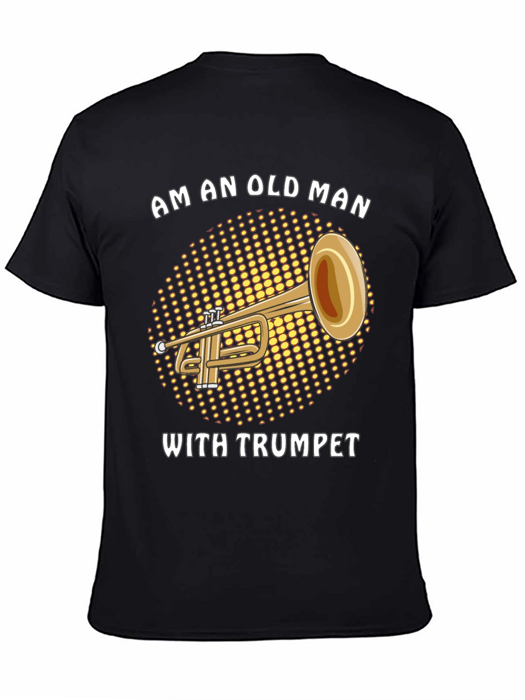 Funny Trumpet Player Old Man T-Shirt