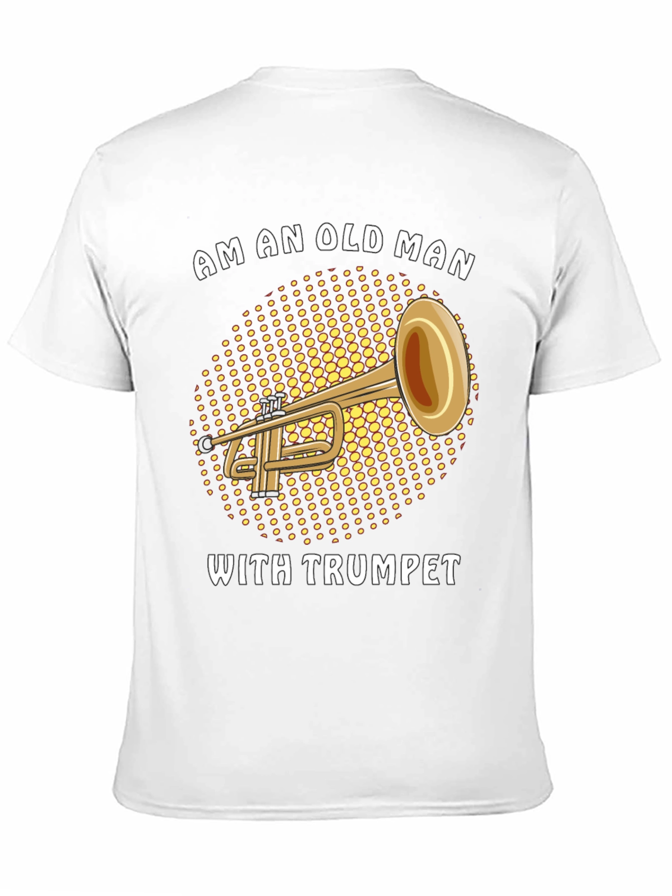 Funny Trumpet Player Old Man T-Shirt