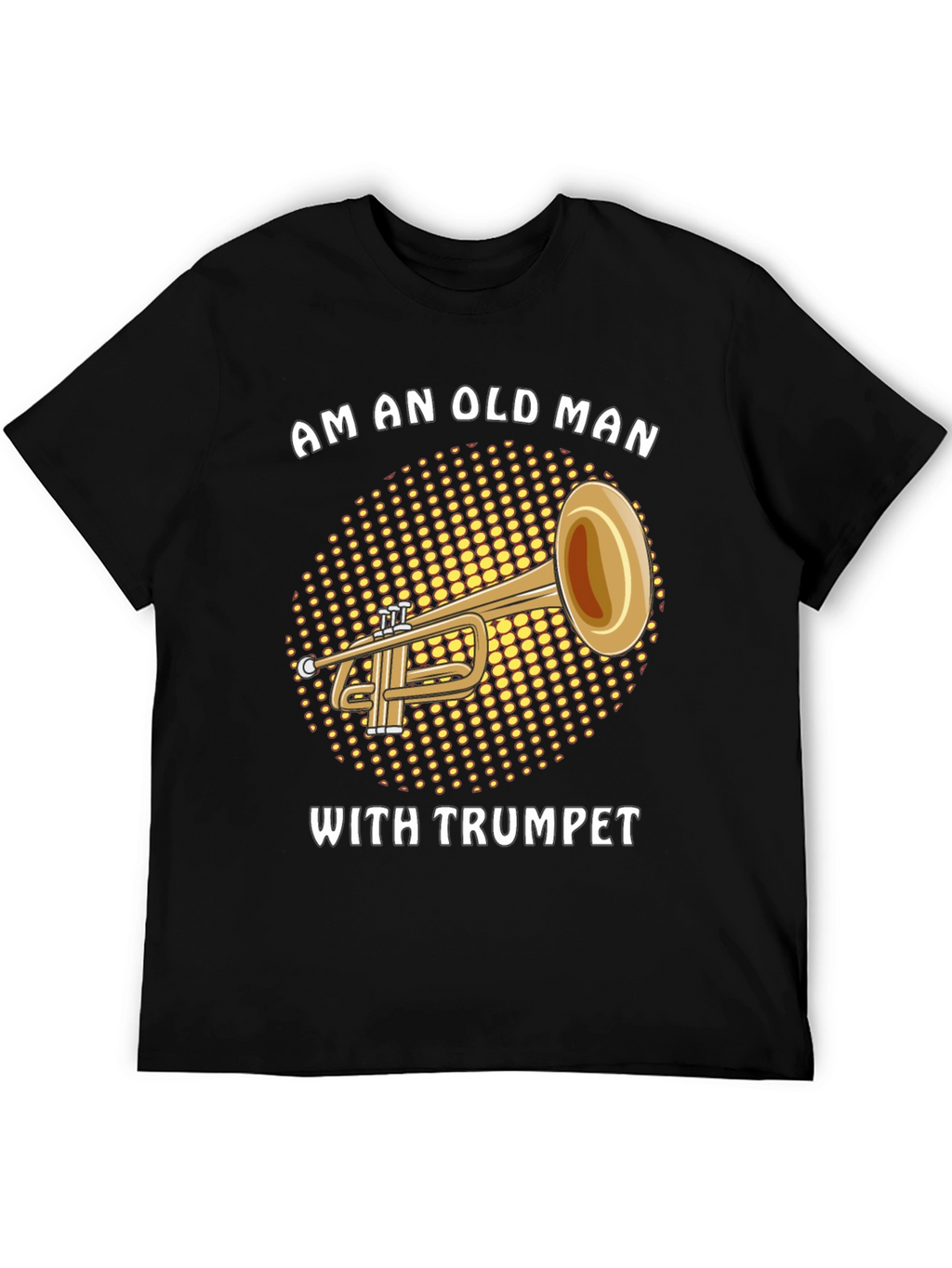 Funny Trumpet Player Old Man T-Shirt