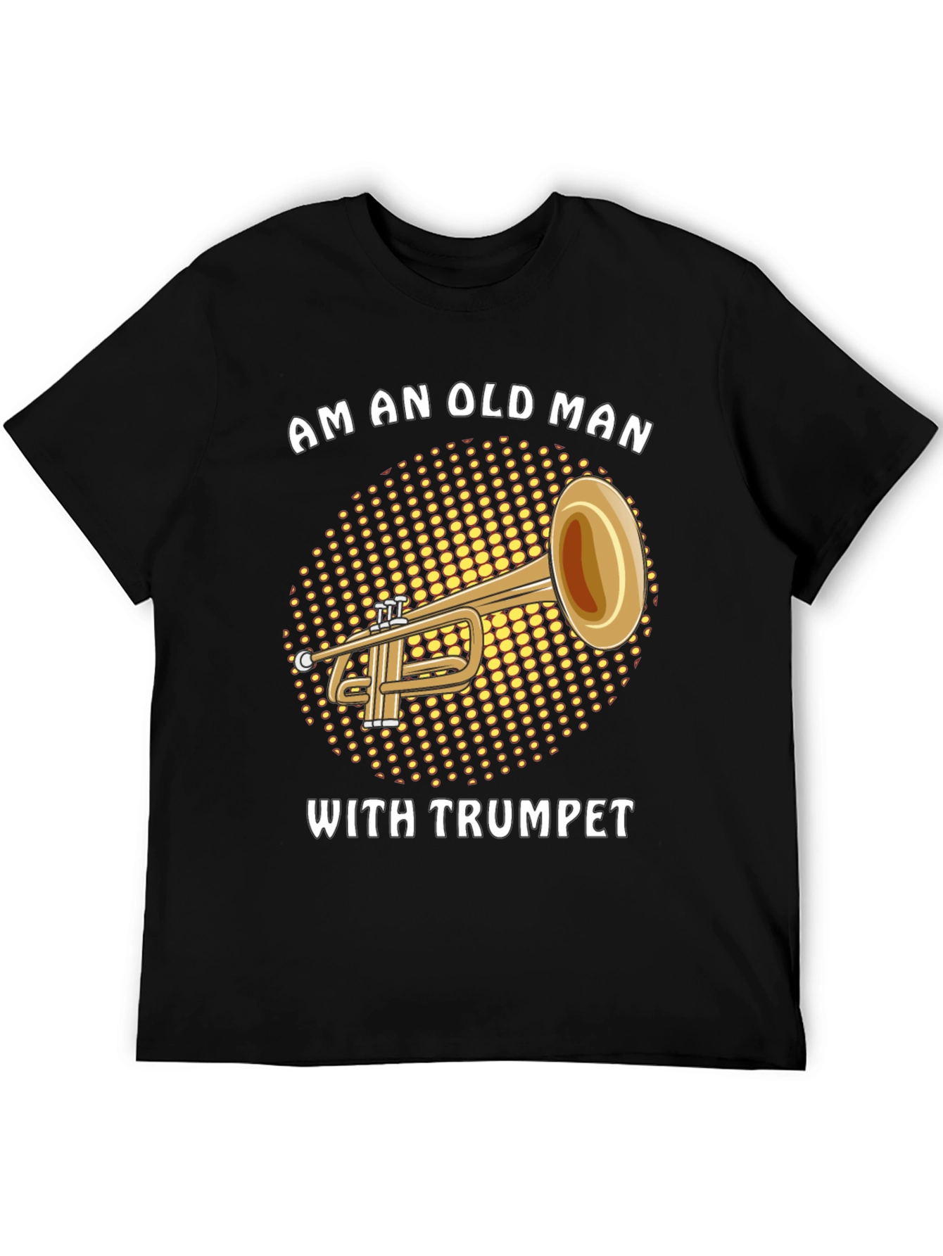 Funny Trumpet Player Old Man T-Shirt