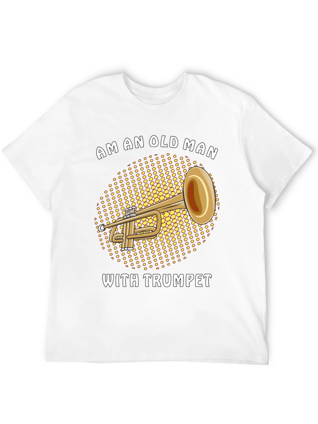 Funny Trumpet Player Old Man T-Shirt