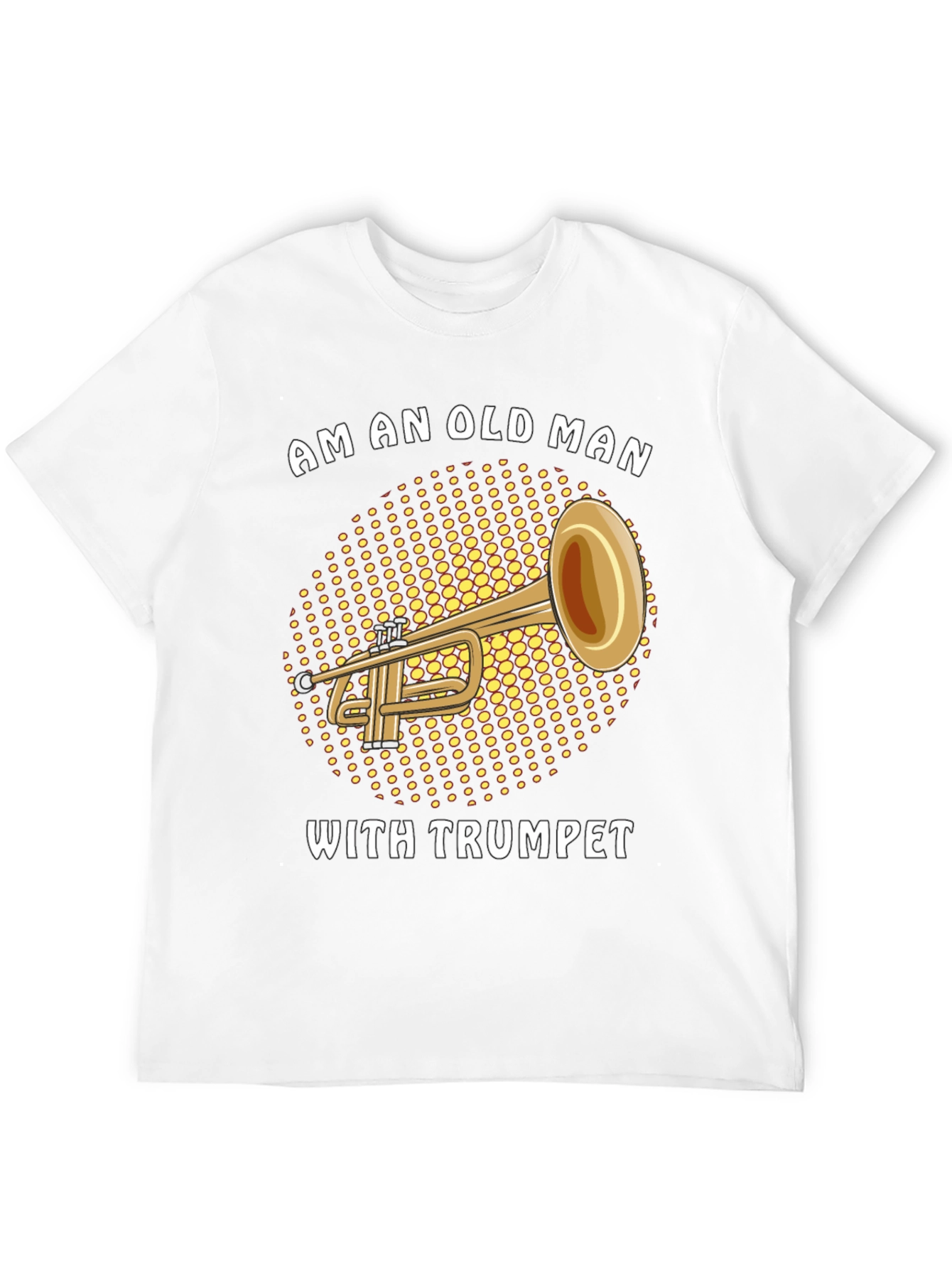 Funny Trumpet Player Old Man T-Shirt