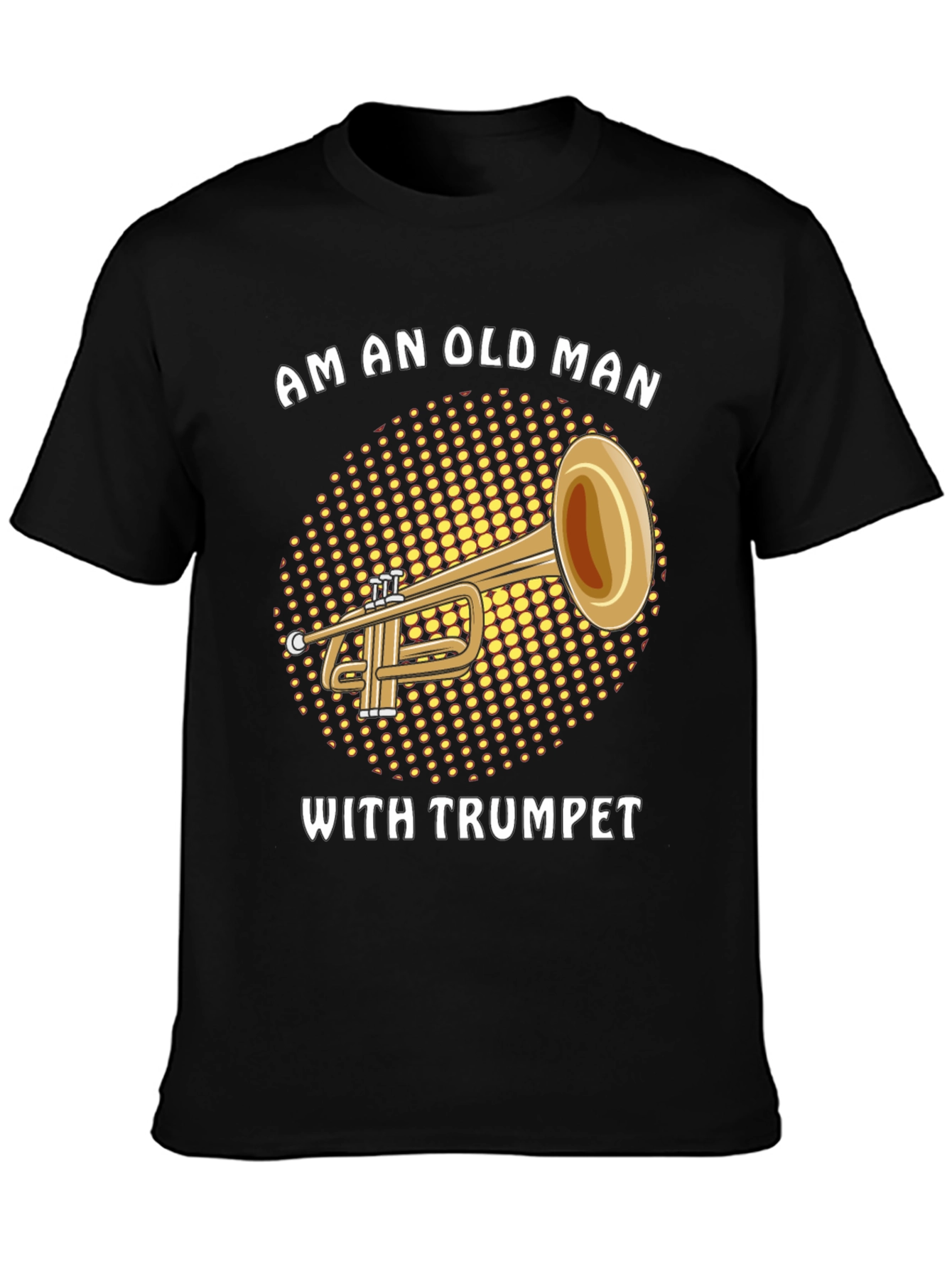 Funny Trumpet Player Old Man T-Shirt