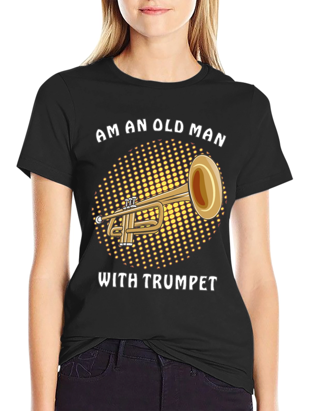 Funny Trumpet Player Old Man T-Shirt