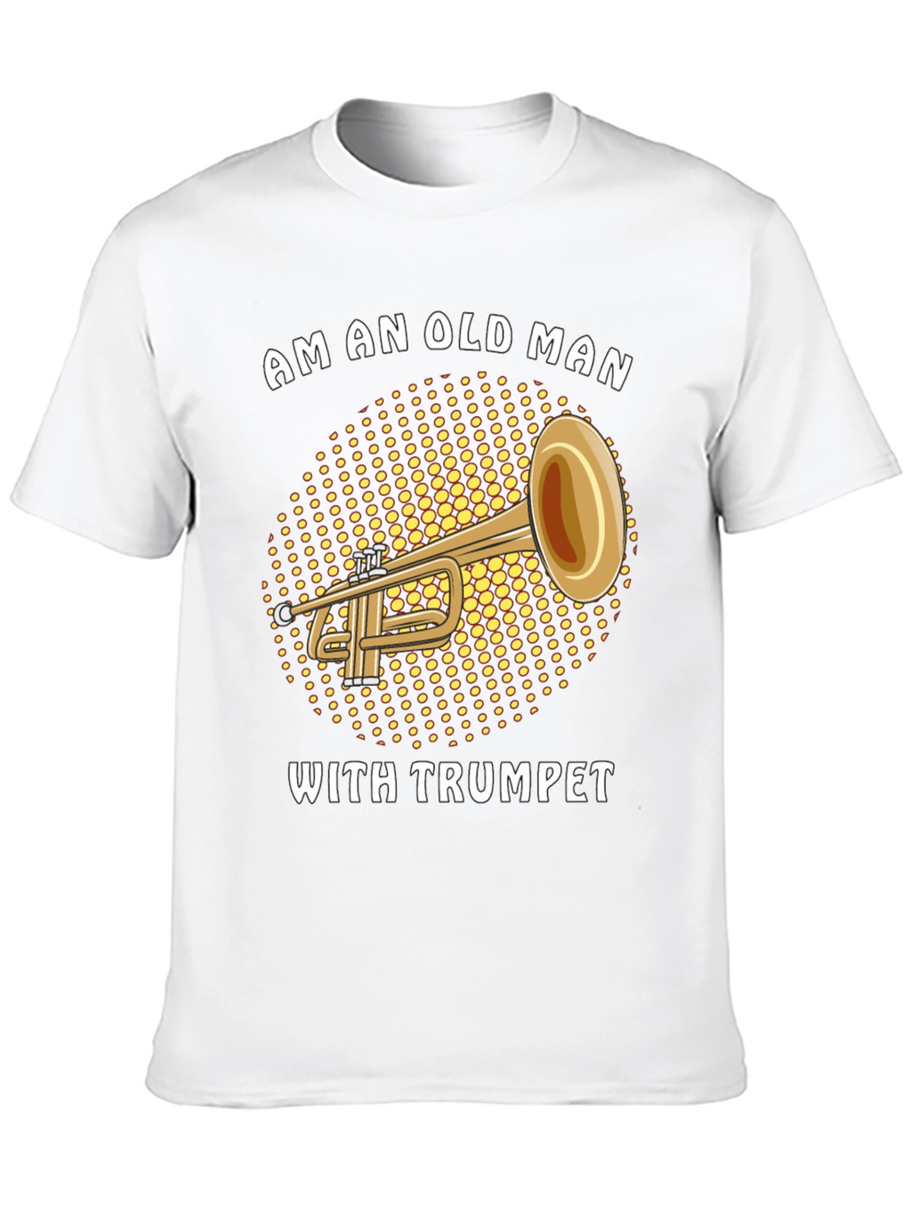 Funny Trumpet Player Old Man T-Shirt