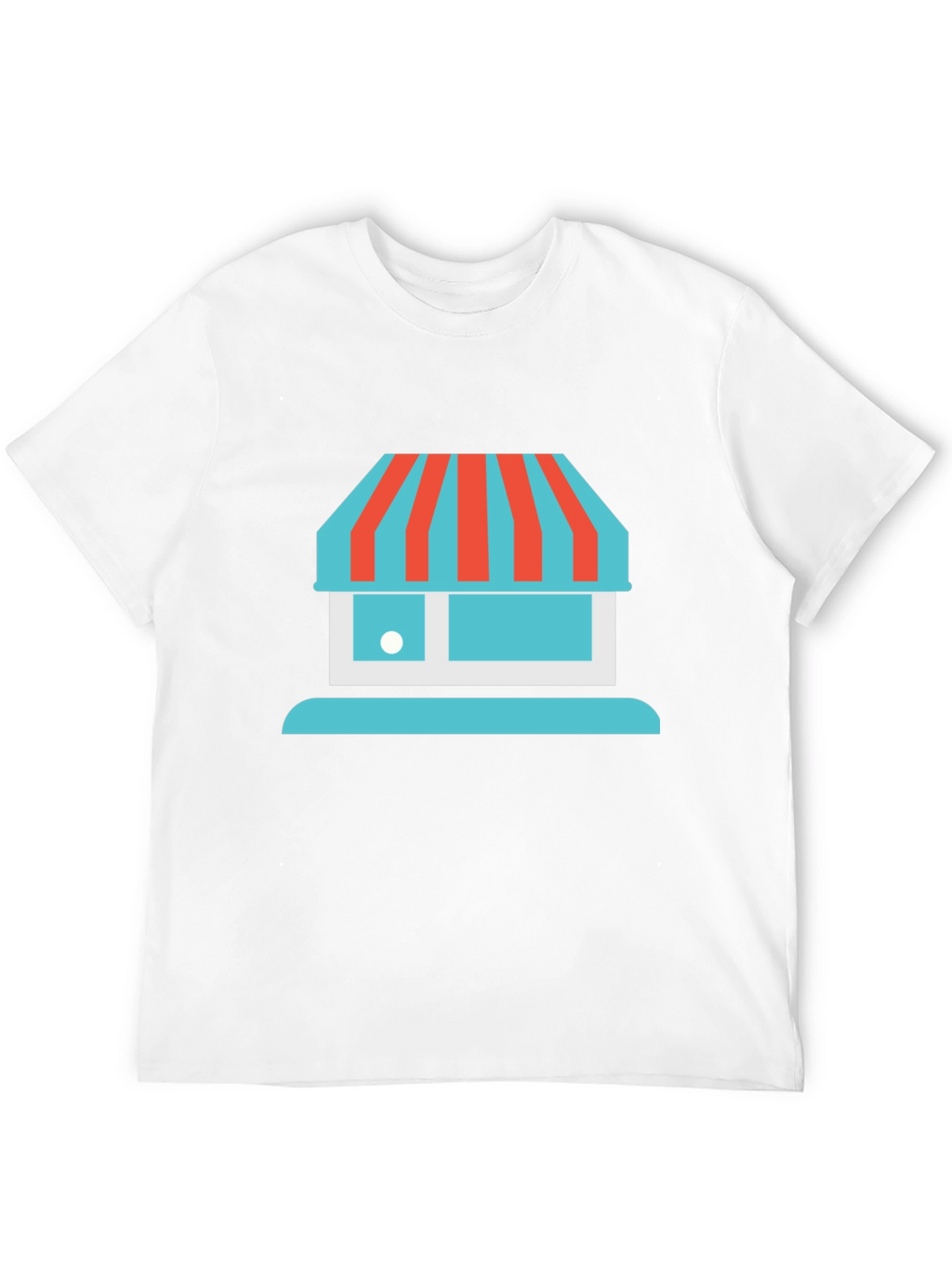 Storefront Graphic Tee - Casual Black T-Shirt