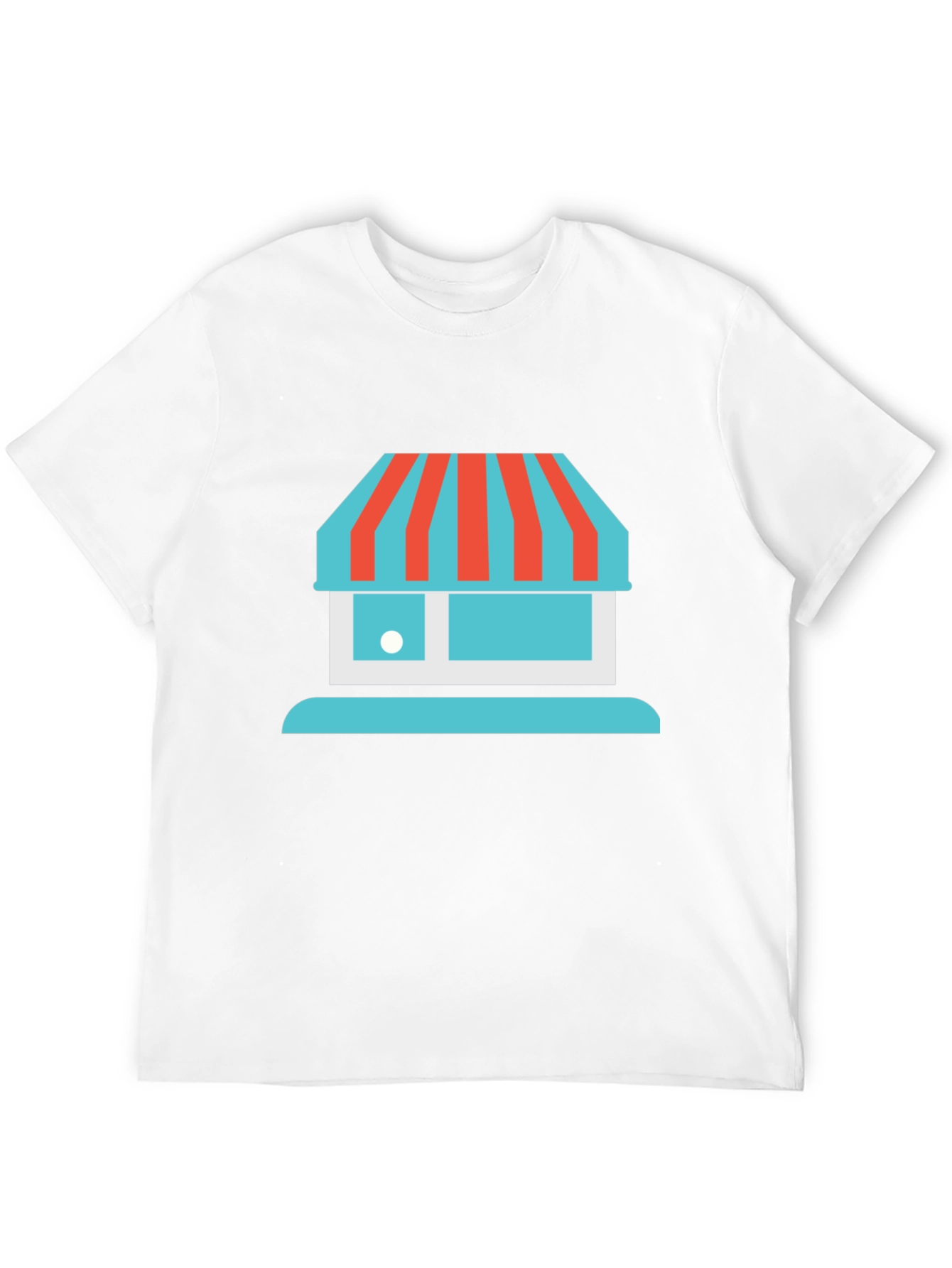 Storefront Graphic Tee - Casual Black T-Shirt