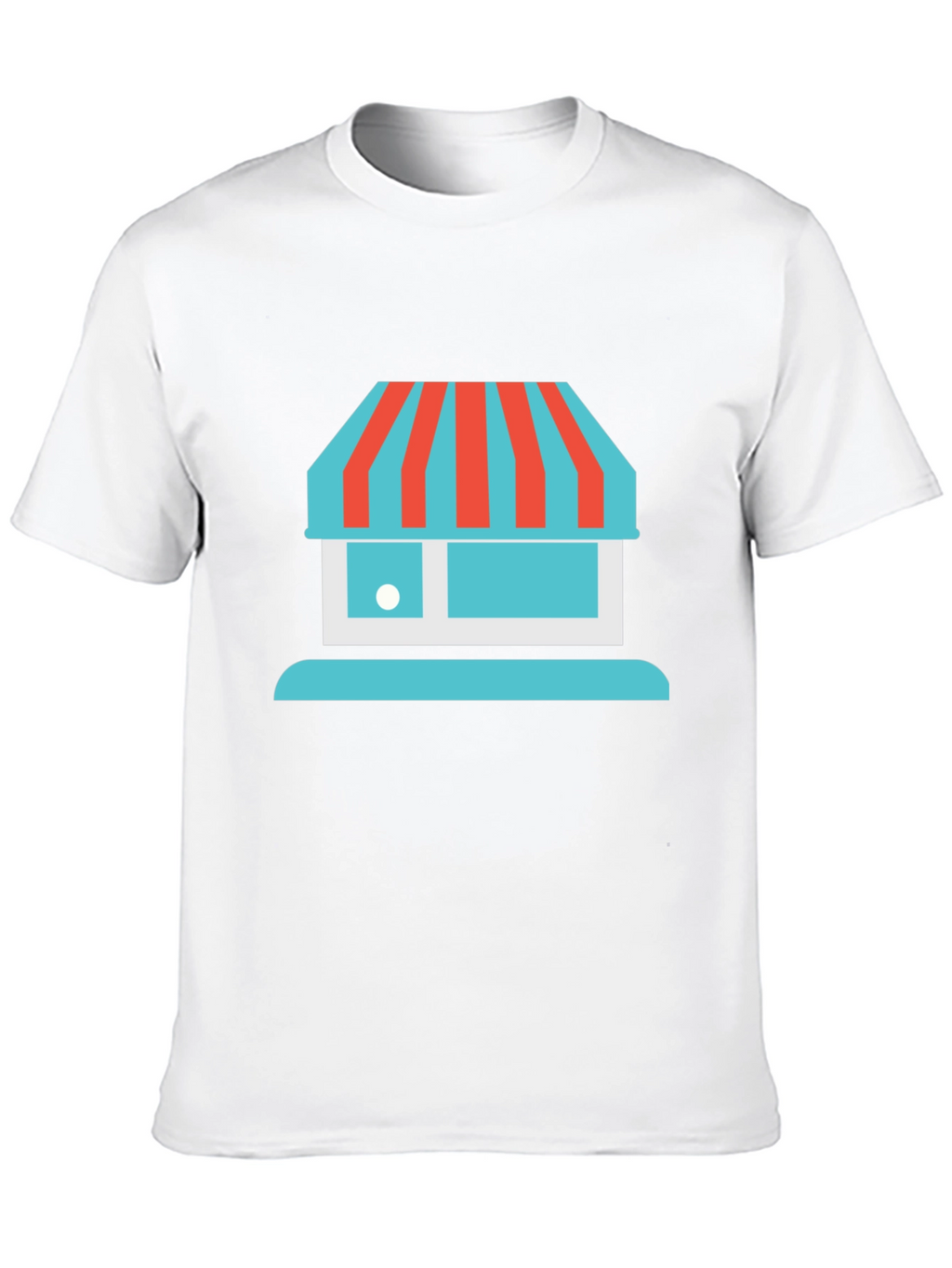 Storefront Graphic Tee - Casual Black T-Shirt