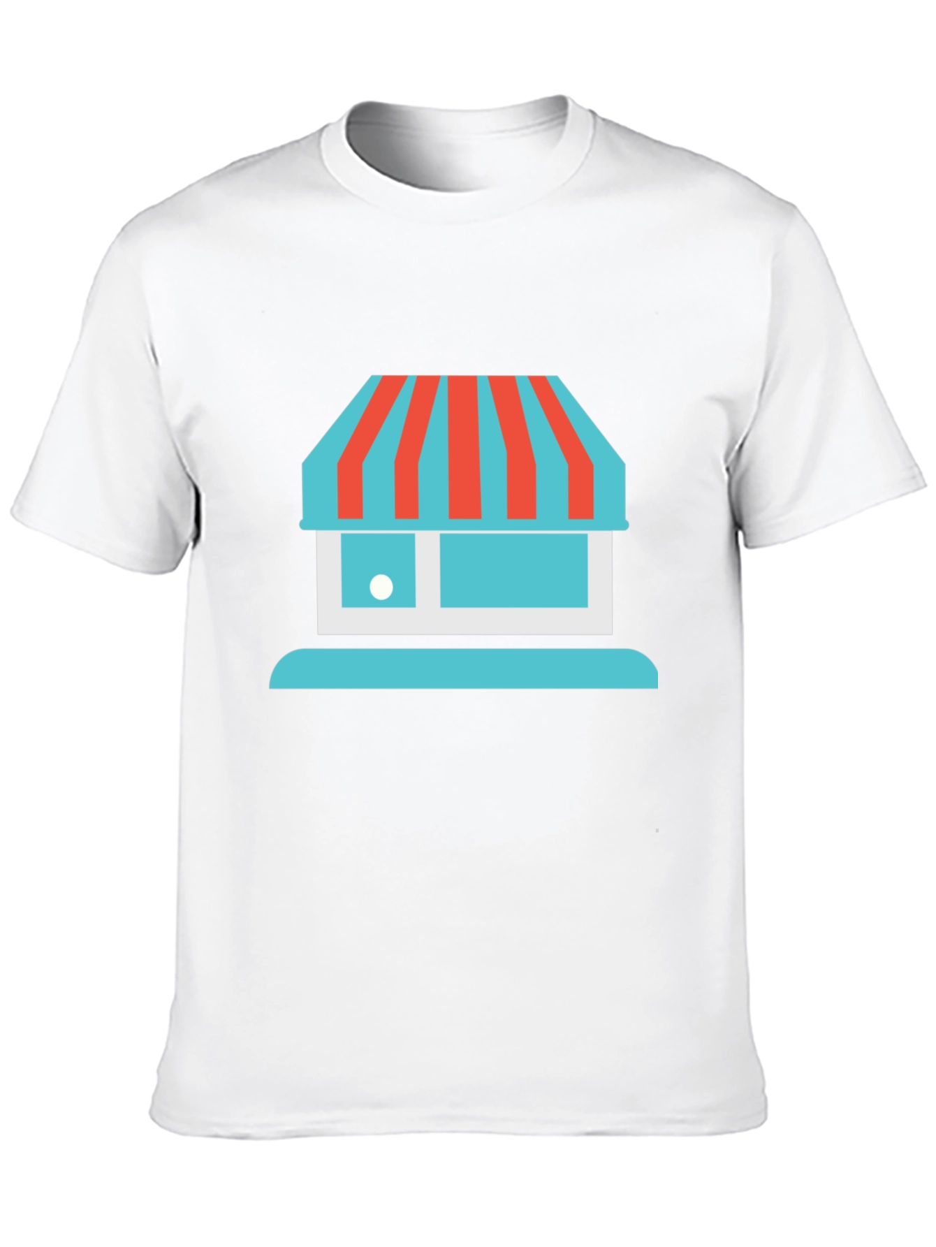 Storefront Graphic Tee - Casual Black T-Shirt