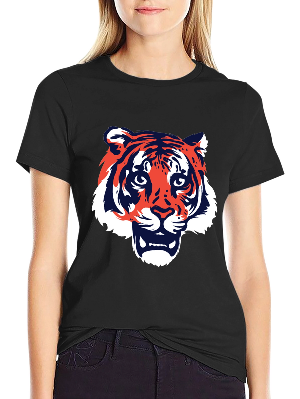 Tiger Graphic T-Shirt - Bold Animal Print