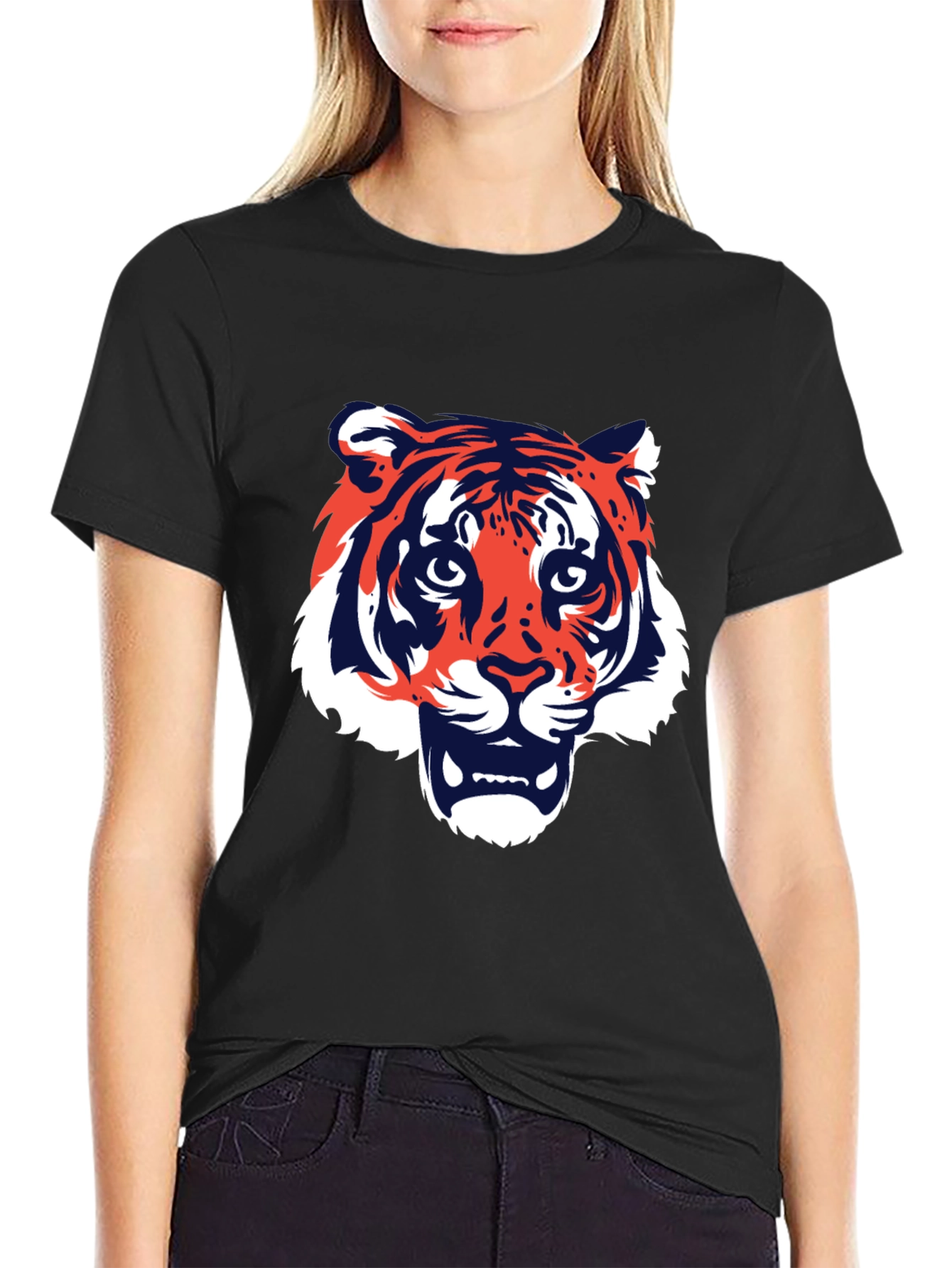Tiger Graphic T-Shirt - Bold Animal Print