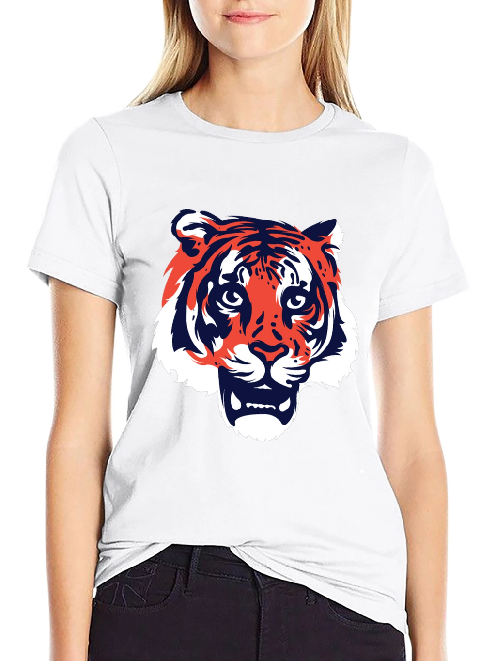 Tiger Graphic T-Shirt - Bold Animal Print