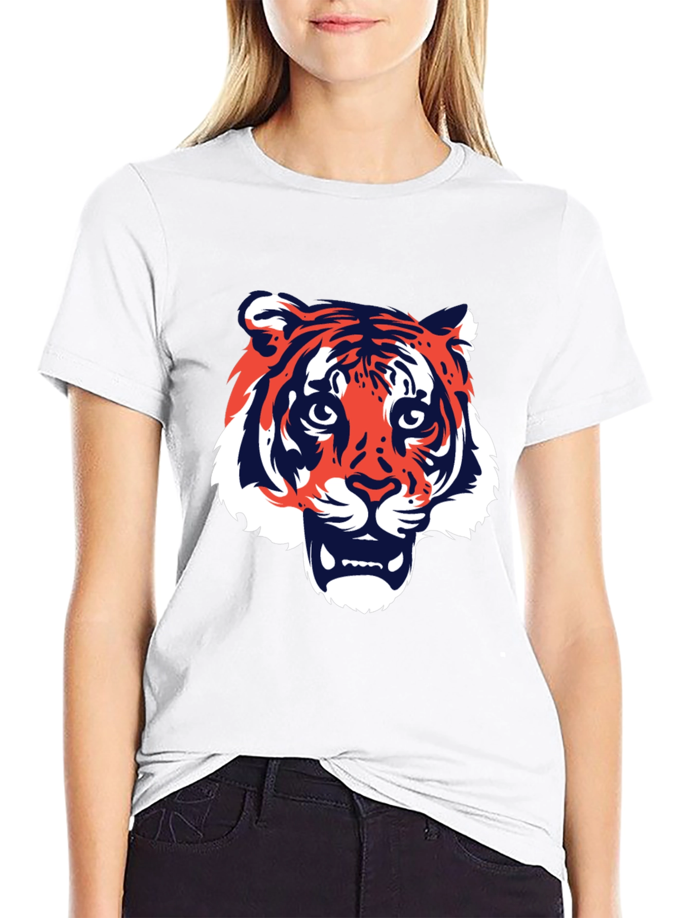Tiger Graphic T-Shirt - Bold Animal Print