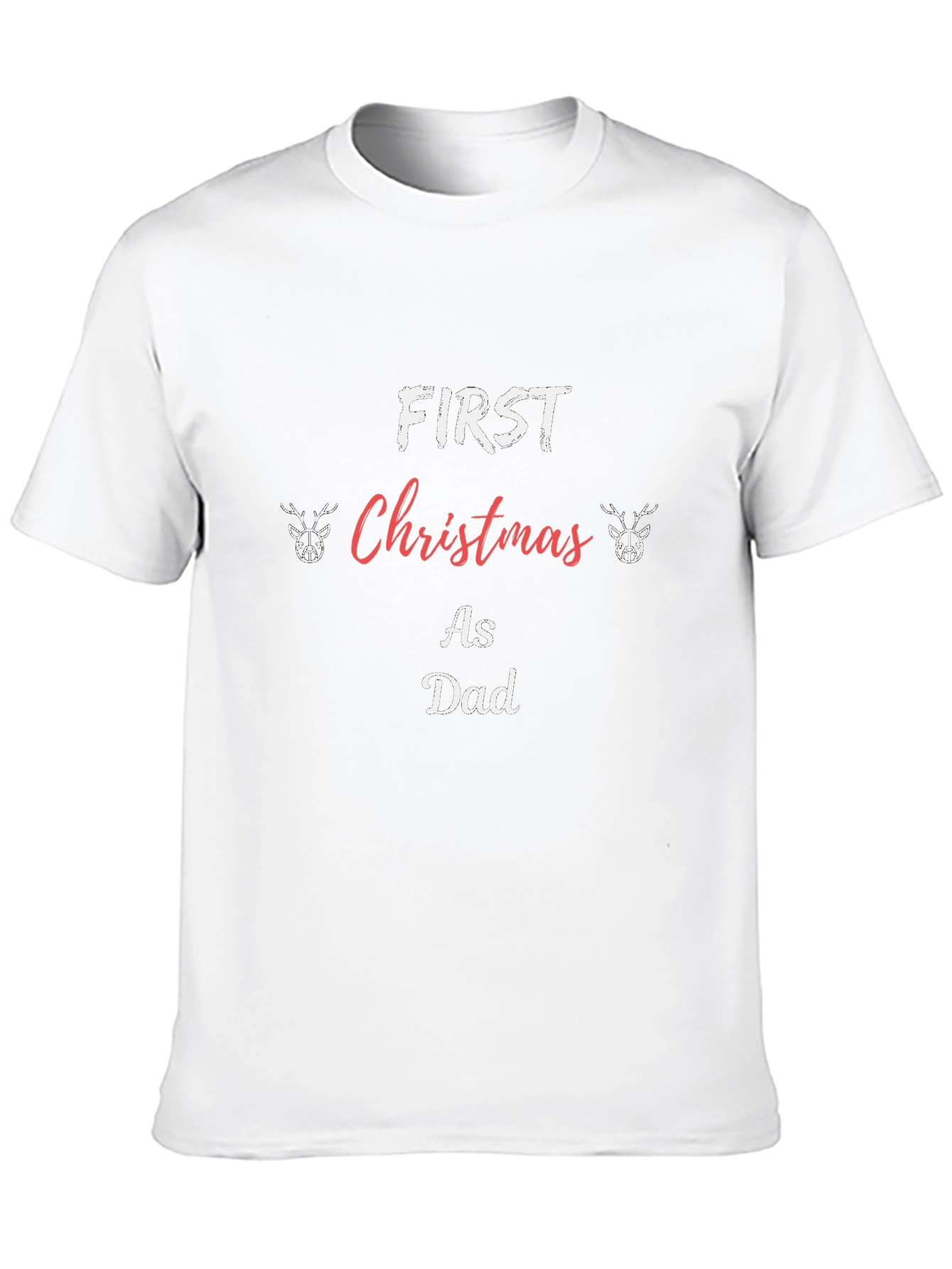 First Christmas as Dad T-Shirt - Holiday Apparel