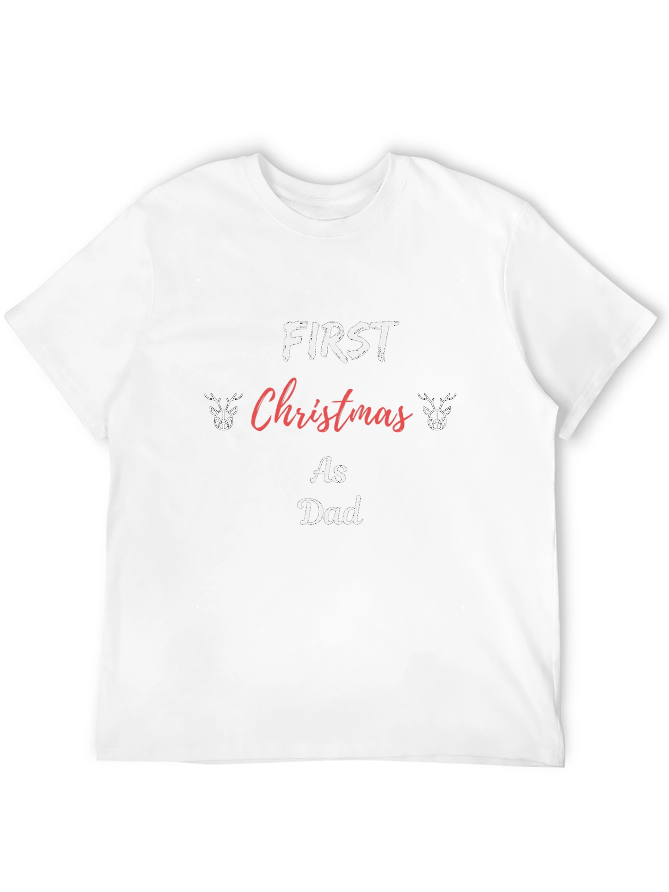 First Christmas as Dad T-Shirt - Holiday Apparel