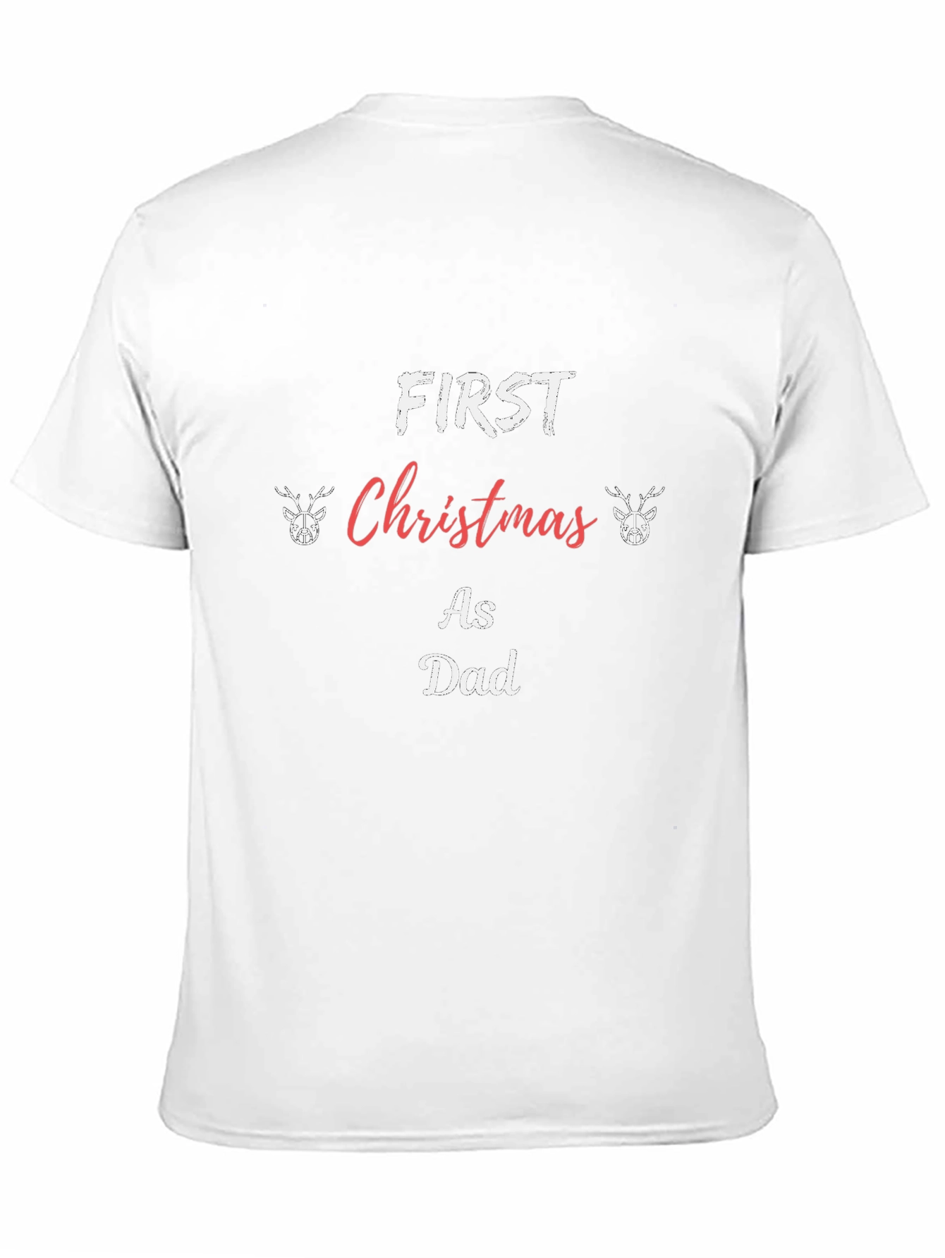 First Christmas as Dad T-Shirt - Holiday Apparel