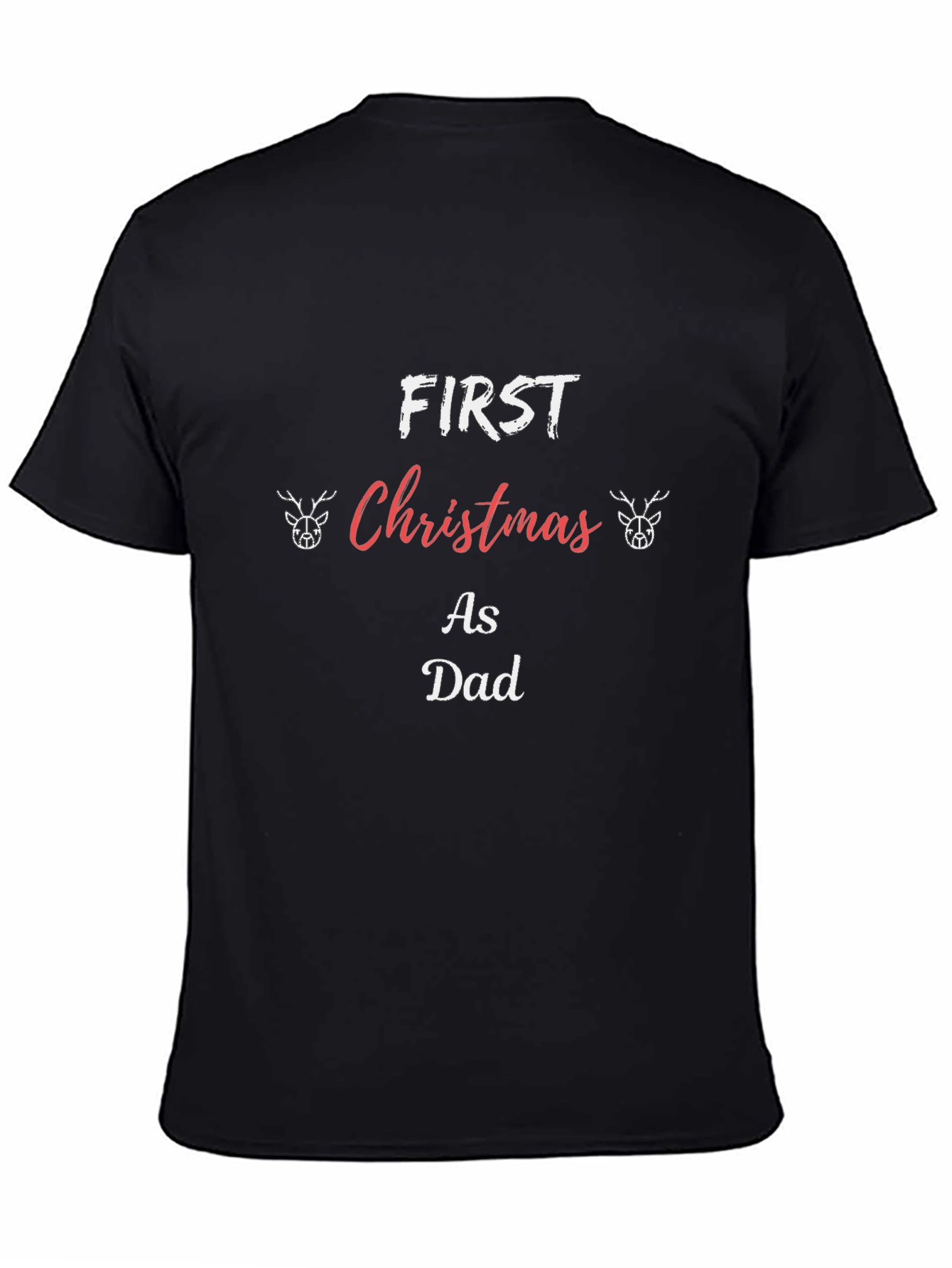 First Christmas as Dad T-Shirt - Holiday Apparel