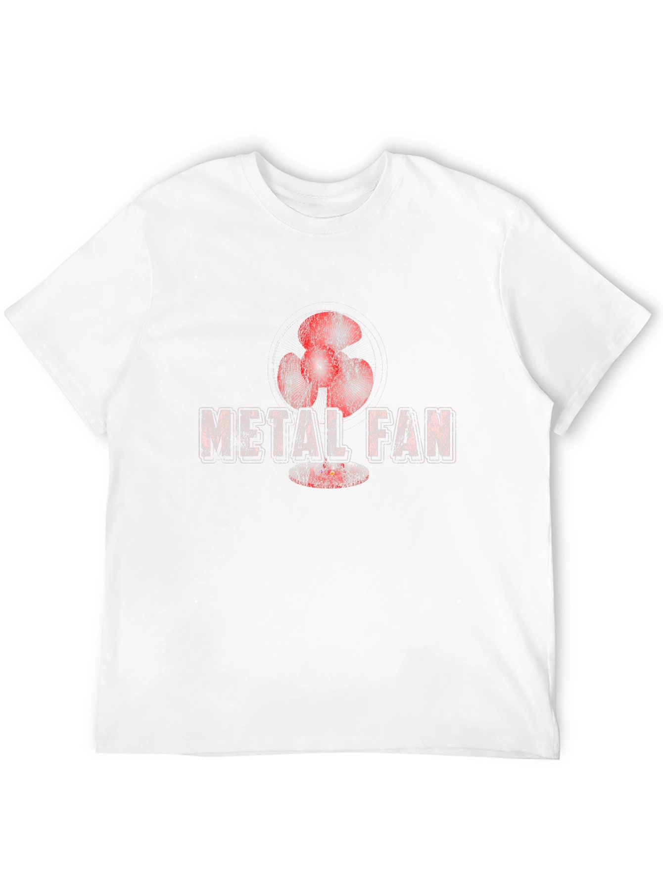 Metal Fan T-Shirt - Graphic Print Black Tee