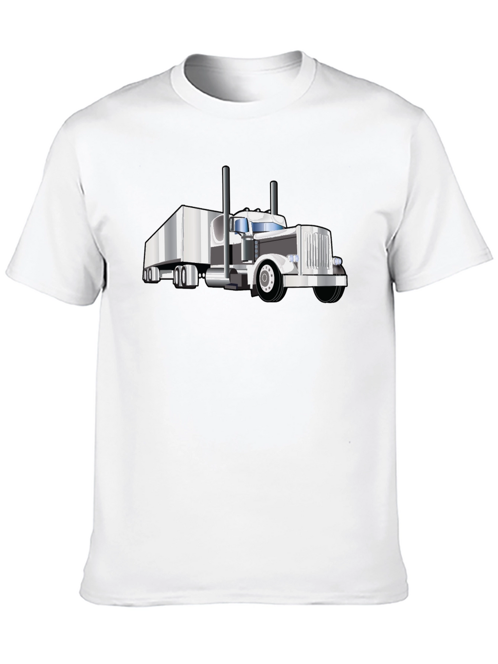 Truck Graphic Tee - Black Cotton Blend