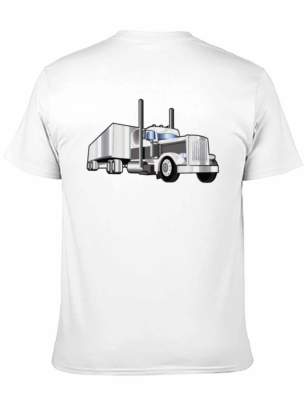 Truck Graphic Tee - Black Cotton Blend