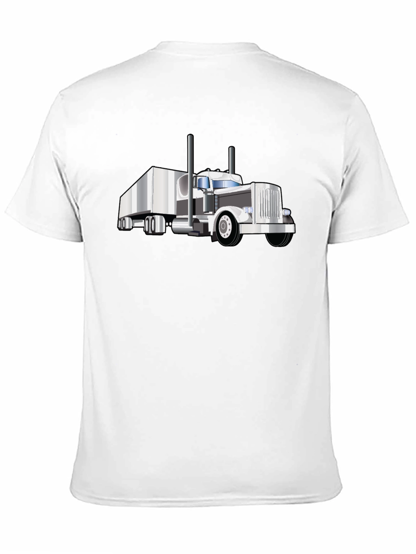 Truck Graphic Tee - Black Cotton Blend