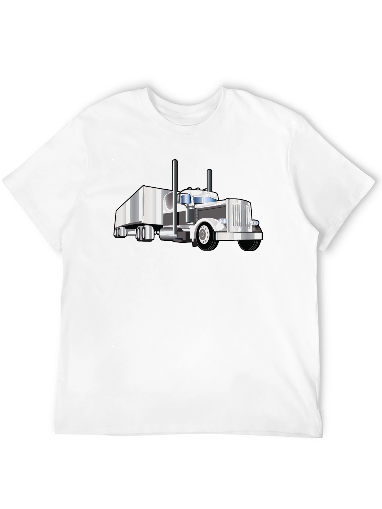 Truck Graphic Tee - Black Cotton Blend