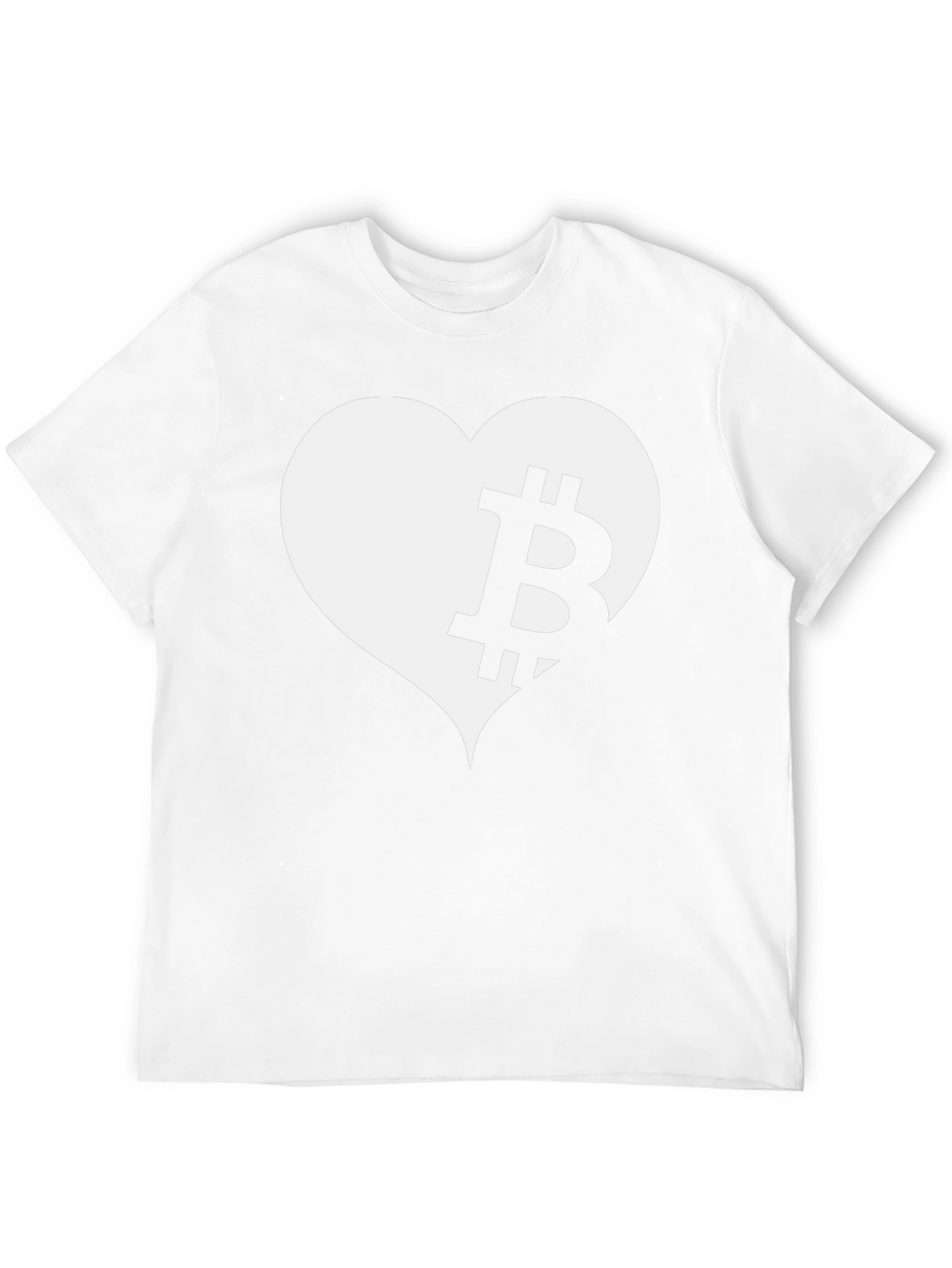 Bitcoin Heart T-Shirt - Crypto Lover Tee
