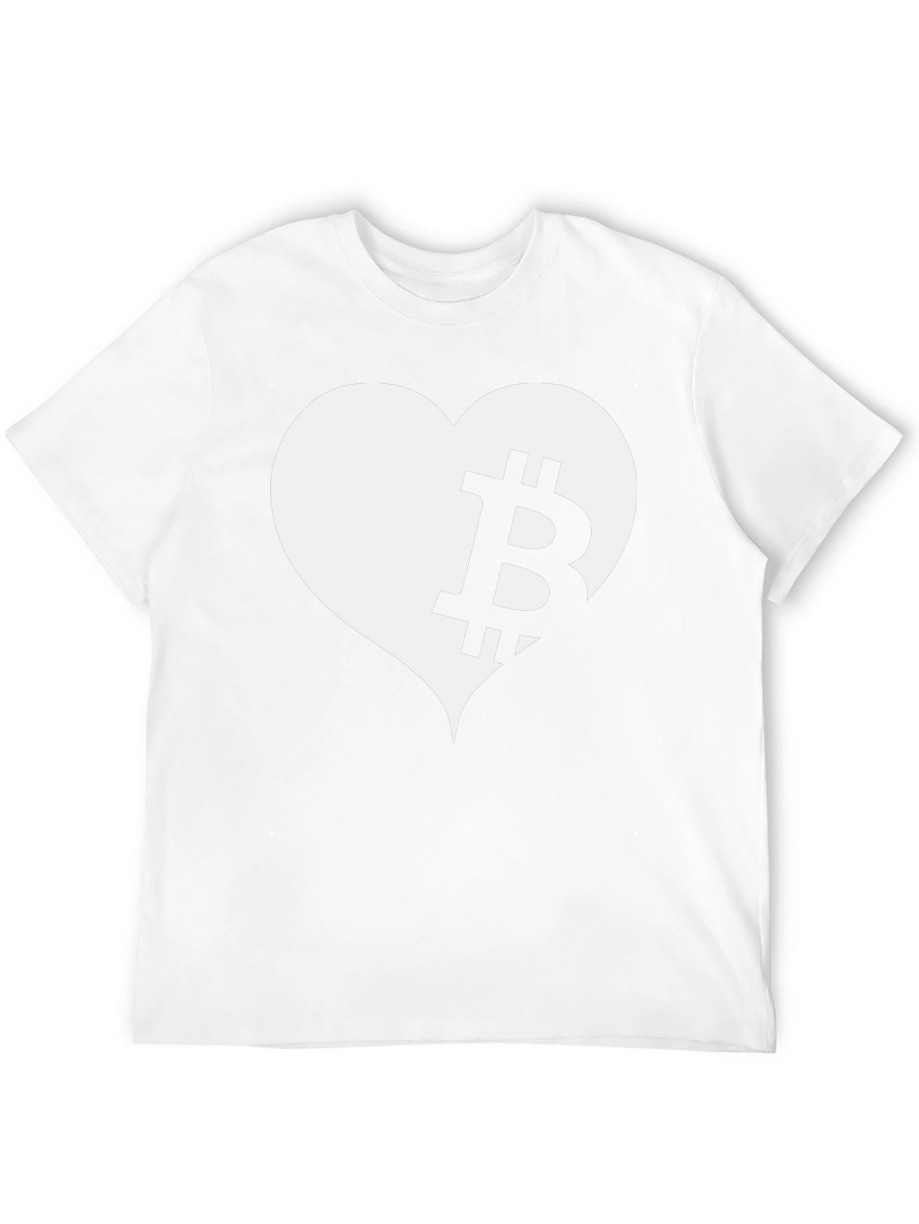 Bitcoin Heart T-Shirt - Crypto Lover Tee