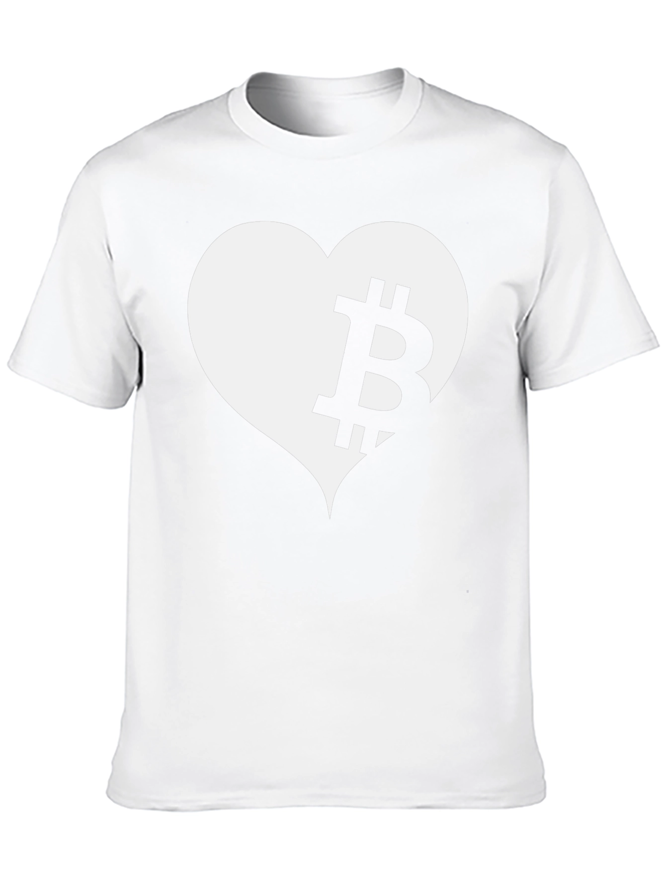 Bitcoin Heart T-Shirt - Crypto Lover Tee