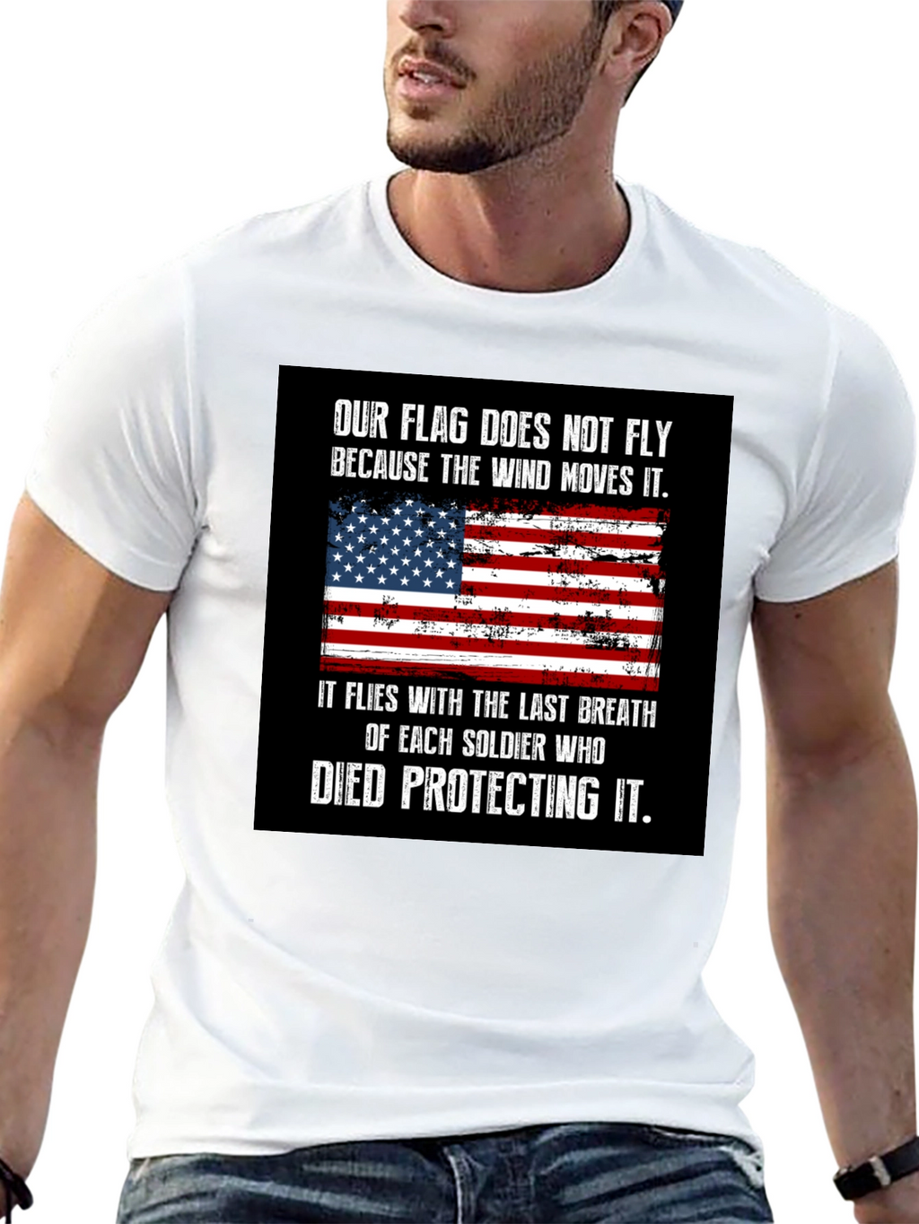 Patriotic American Flag T-Shirt