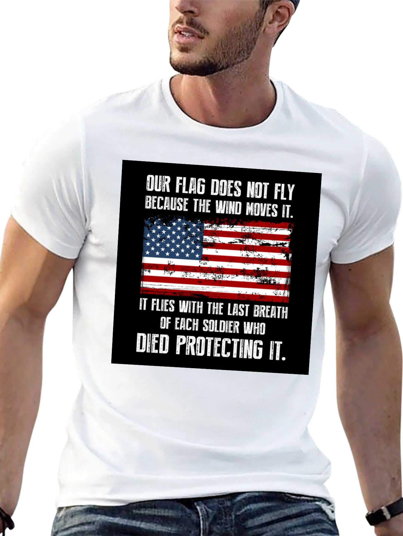 Patriotic American Flag T-Shirt