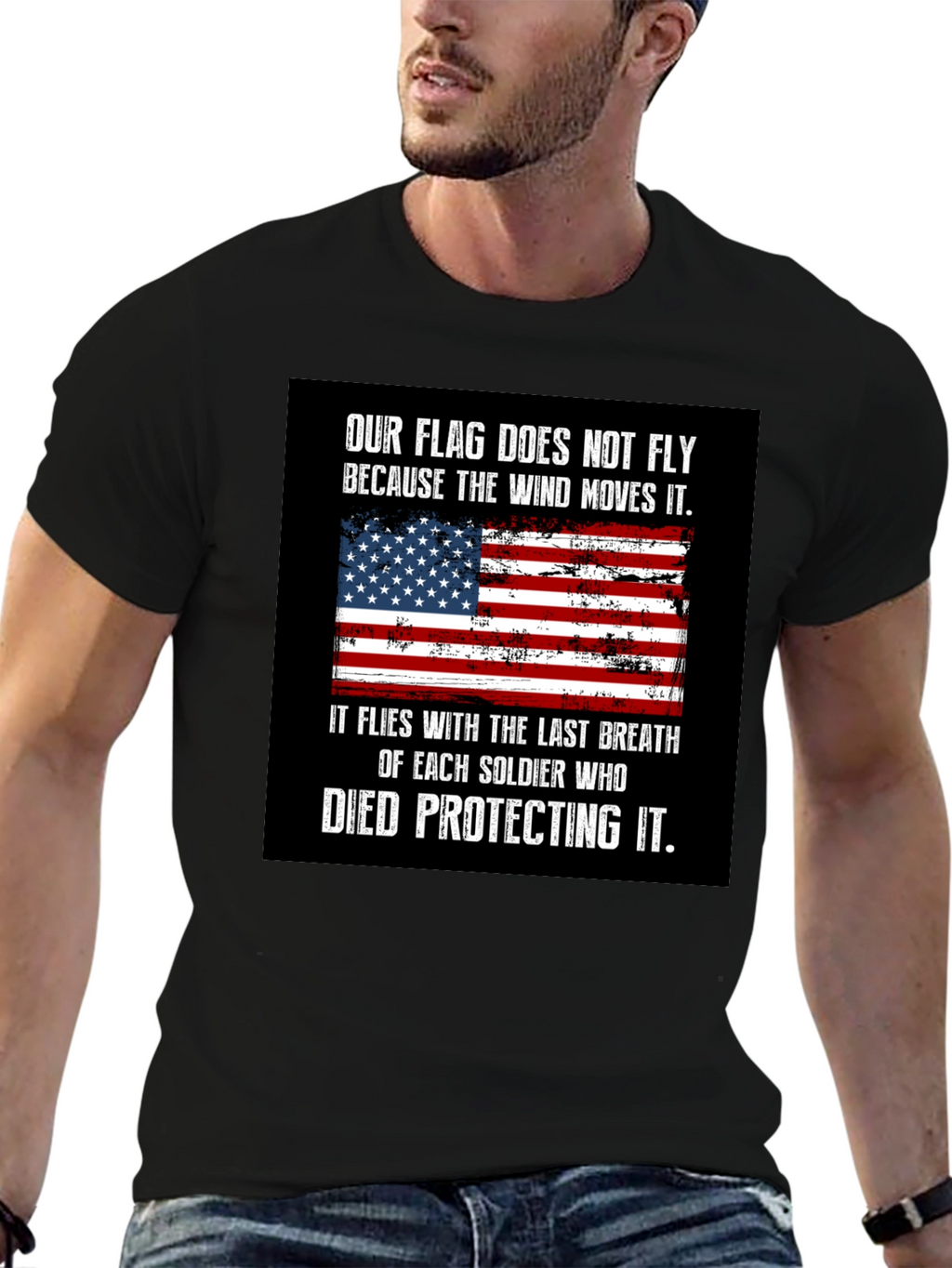 Patriotic American Flag T-Shirt