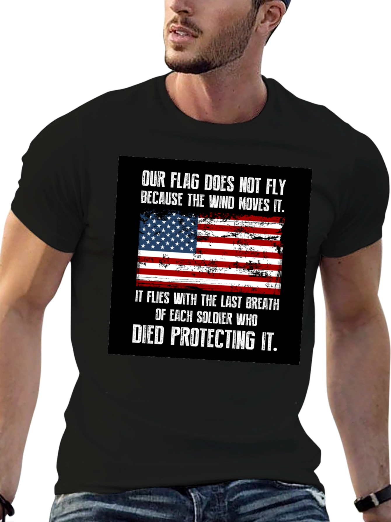 Patriotic American Flag T-Shirt