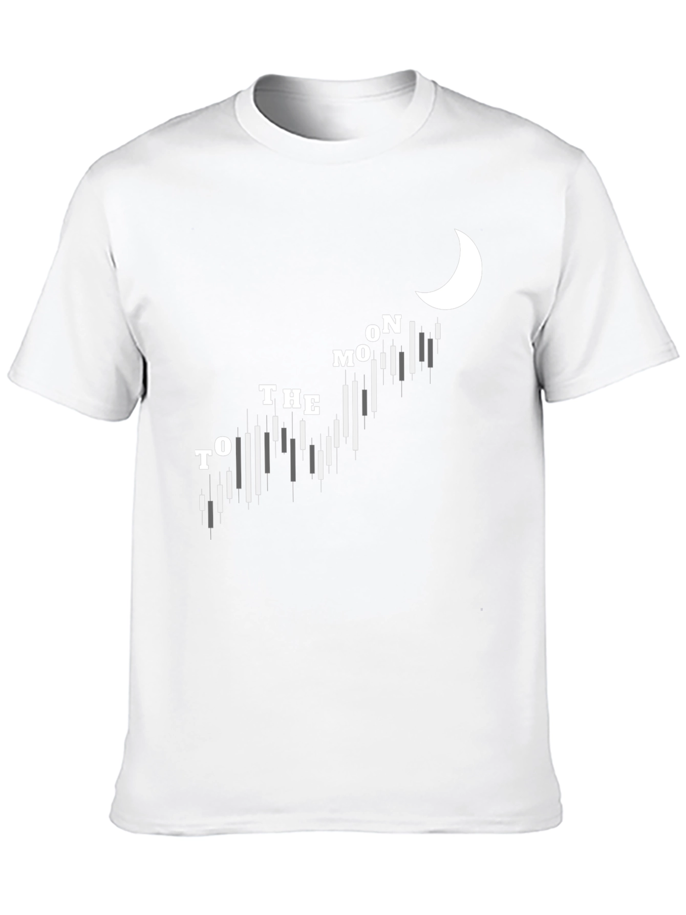 To The Moon Black Tee