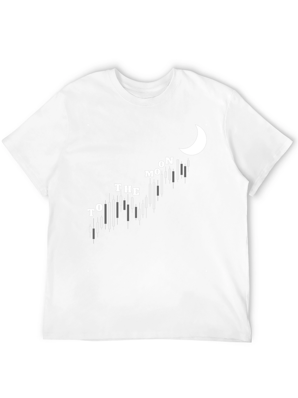 To The Moon Black Tee