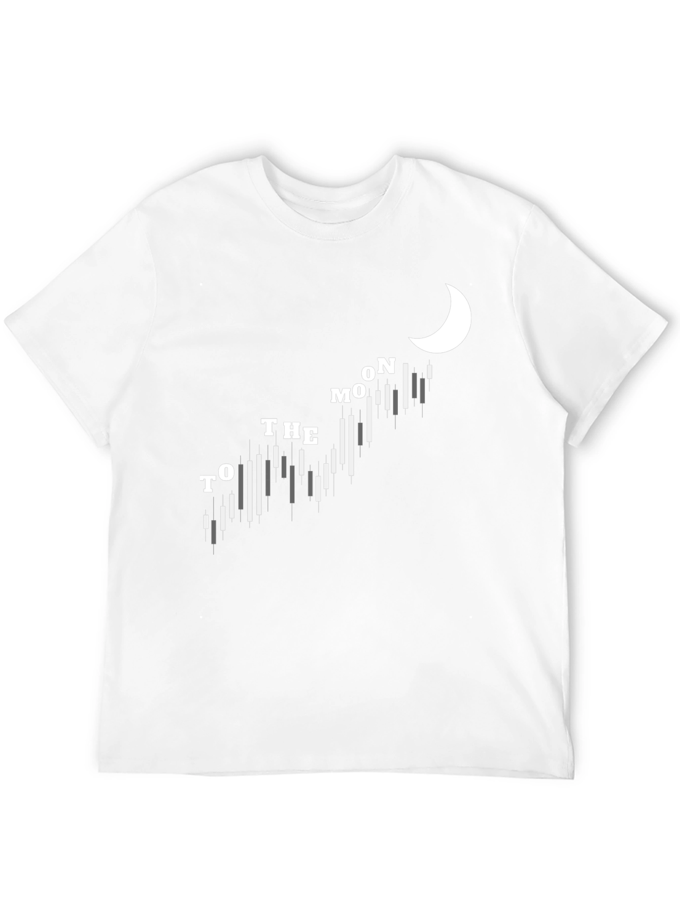 To The Moon Black Tee