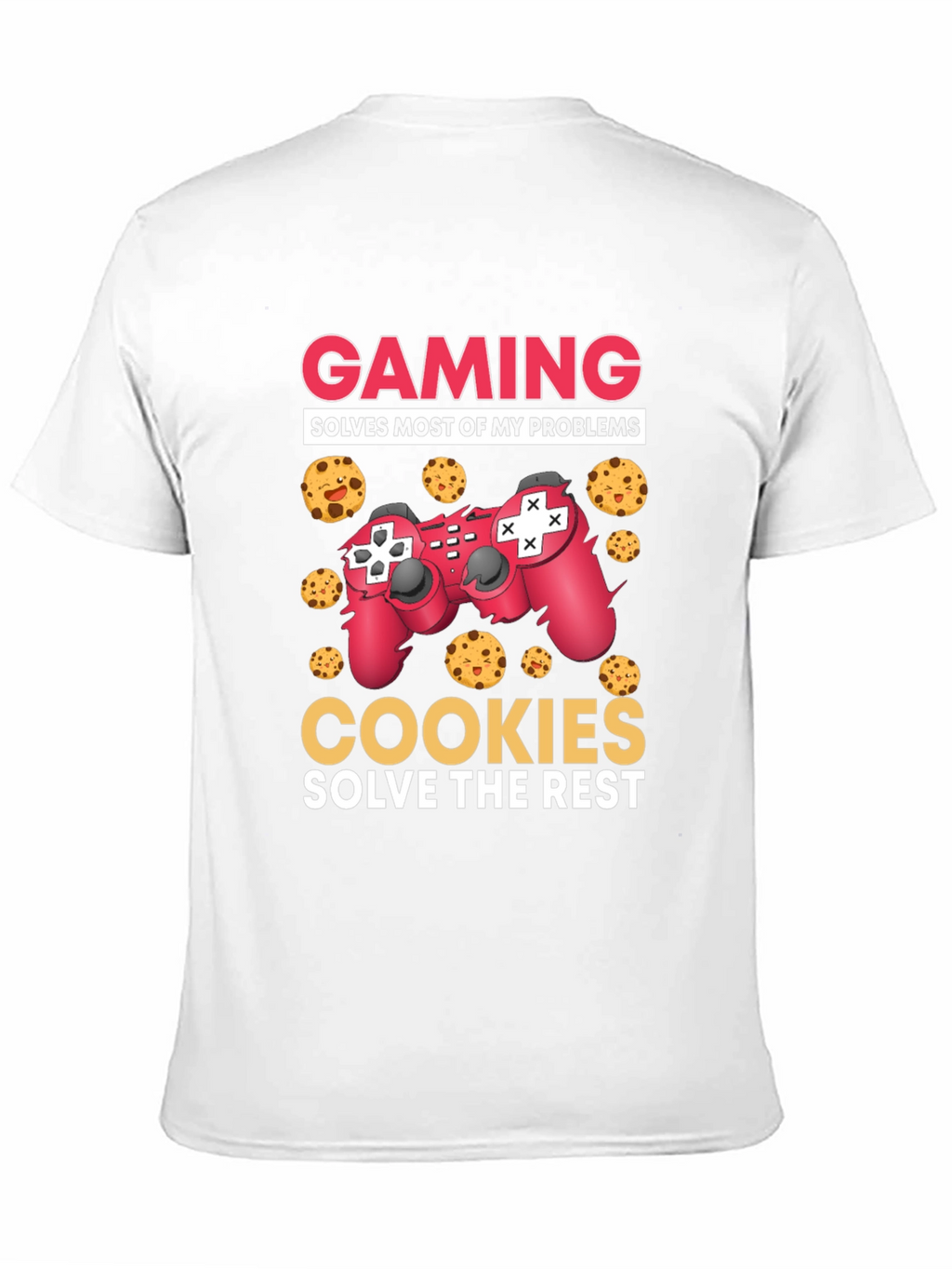 Gaming and Cookies Graphic T-Shirt